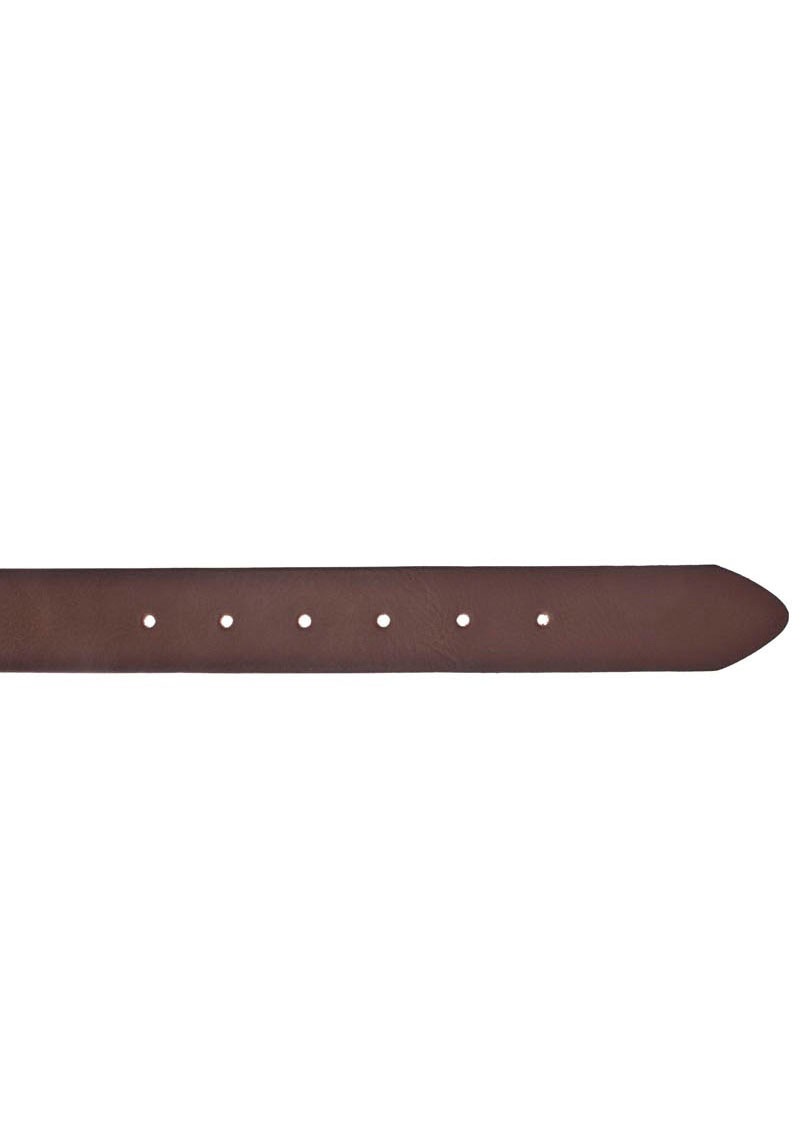 und Jelmoli-Versand bei online dunklen MUSTANG Schweiz ovalen bestellen einer mit Dornschliesse Airbrushkanten Ledergürtel,