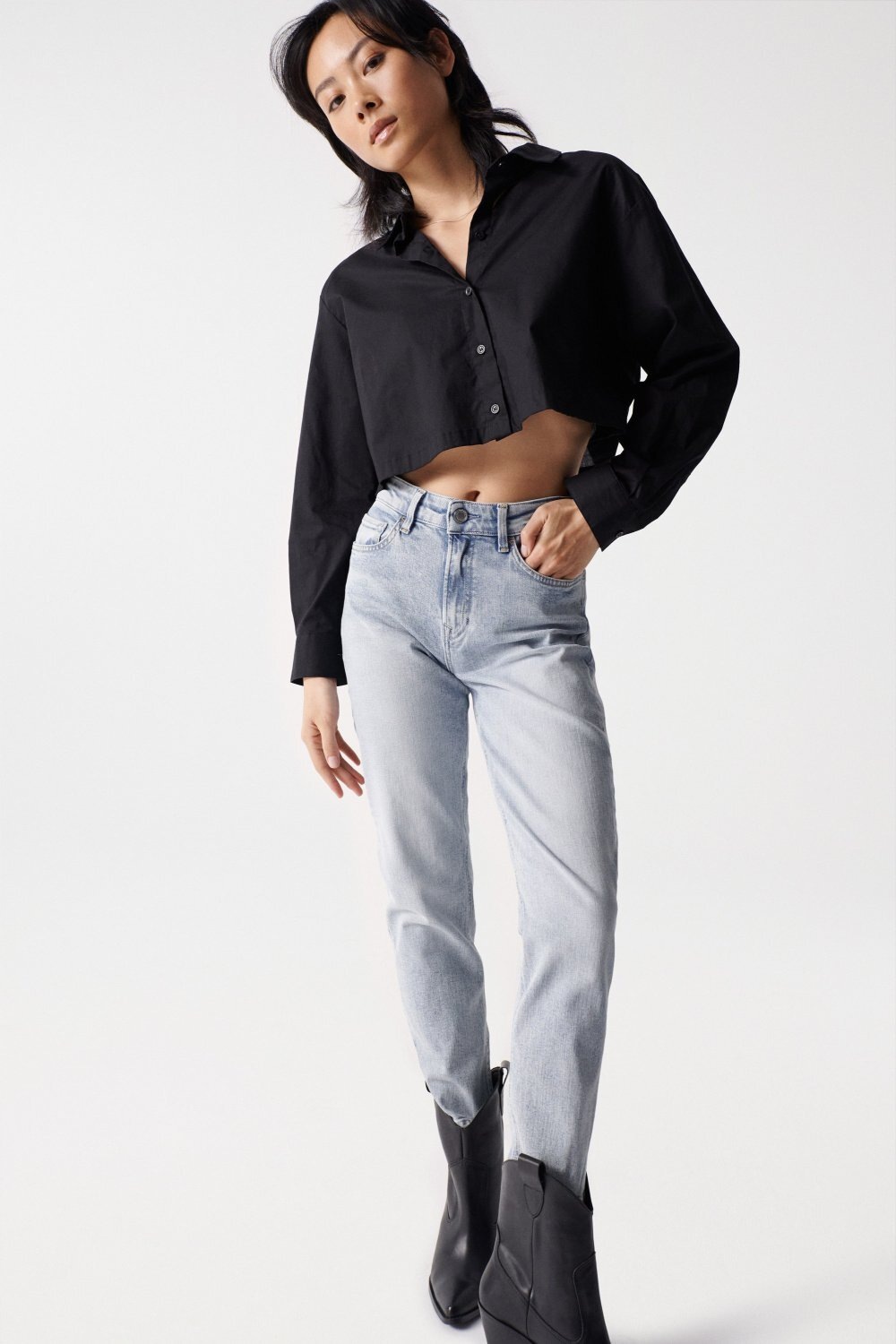 Salsa Slim-fit-Jeans »Salsa Jeans Jeans True Cropped Slim«