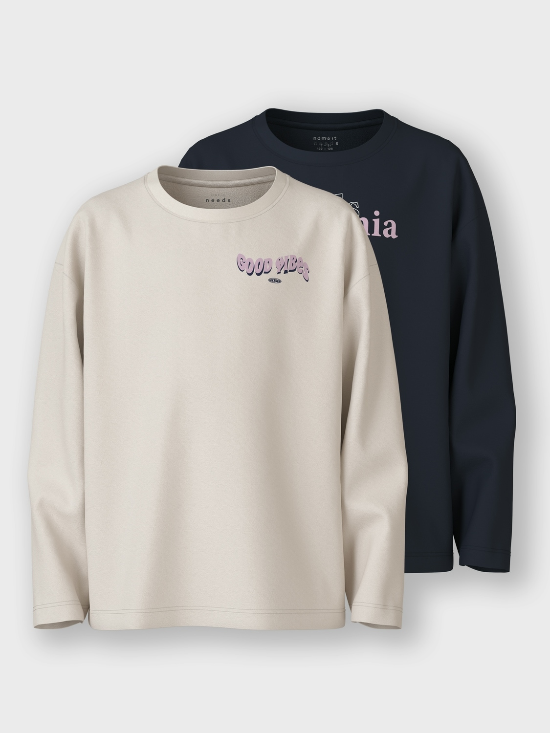 Name It Langarmshirt »NKFVEEN 2P LS RLX TOP«