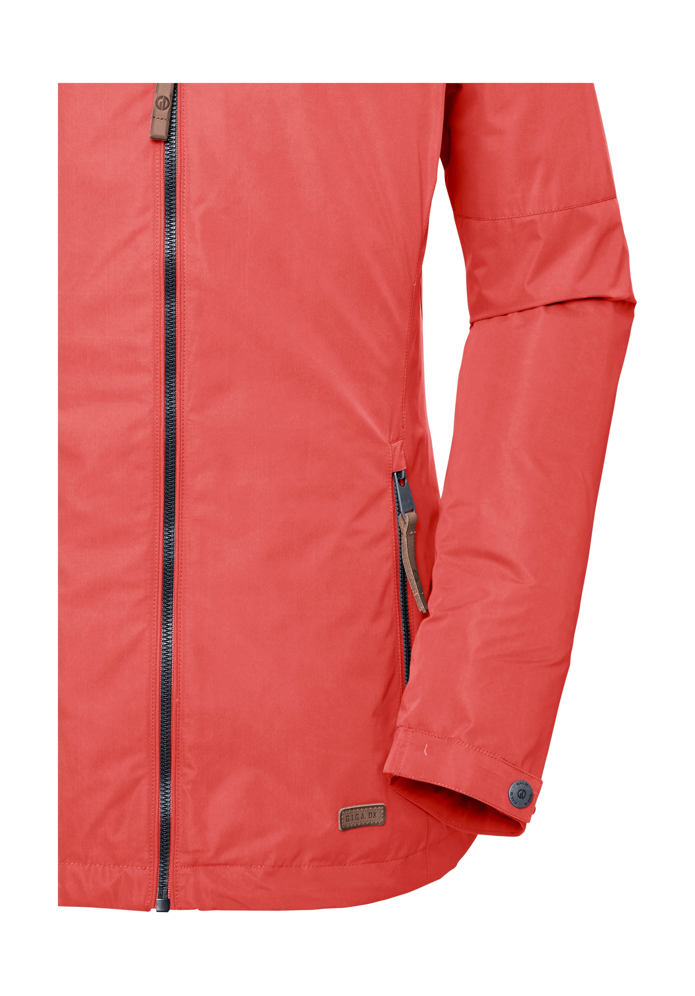 G.I.G.A. DX by killtec Funktionsjacke »GS 18 WMN JCKT«, Wasserabweisende Jacke mit Kapuze, Kinnschutz und viel Stauraum