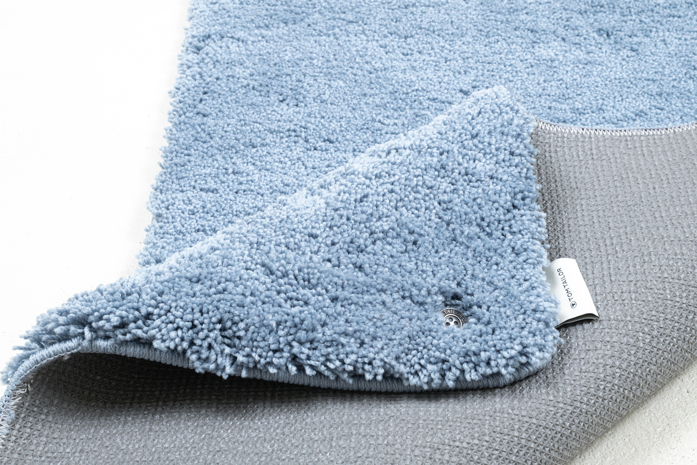 TOM TAILOR HOME Badematte »Cozy Bath UNI«, rutschhemmend beschichtet, fussbodenheizungsgeeignet, Badteppich, Uni Farben, rechteckig, rund und oval erhältlich