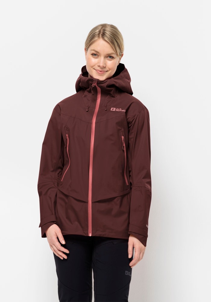 Jack Wolfskin Skijacke »ALPSPITZE PRO 3L JKT W«, mit Kapuze