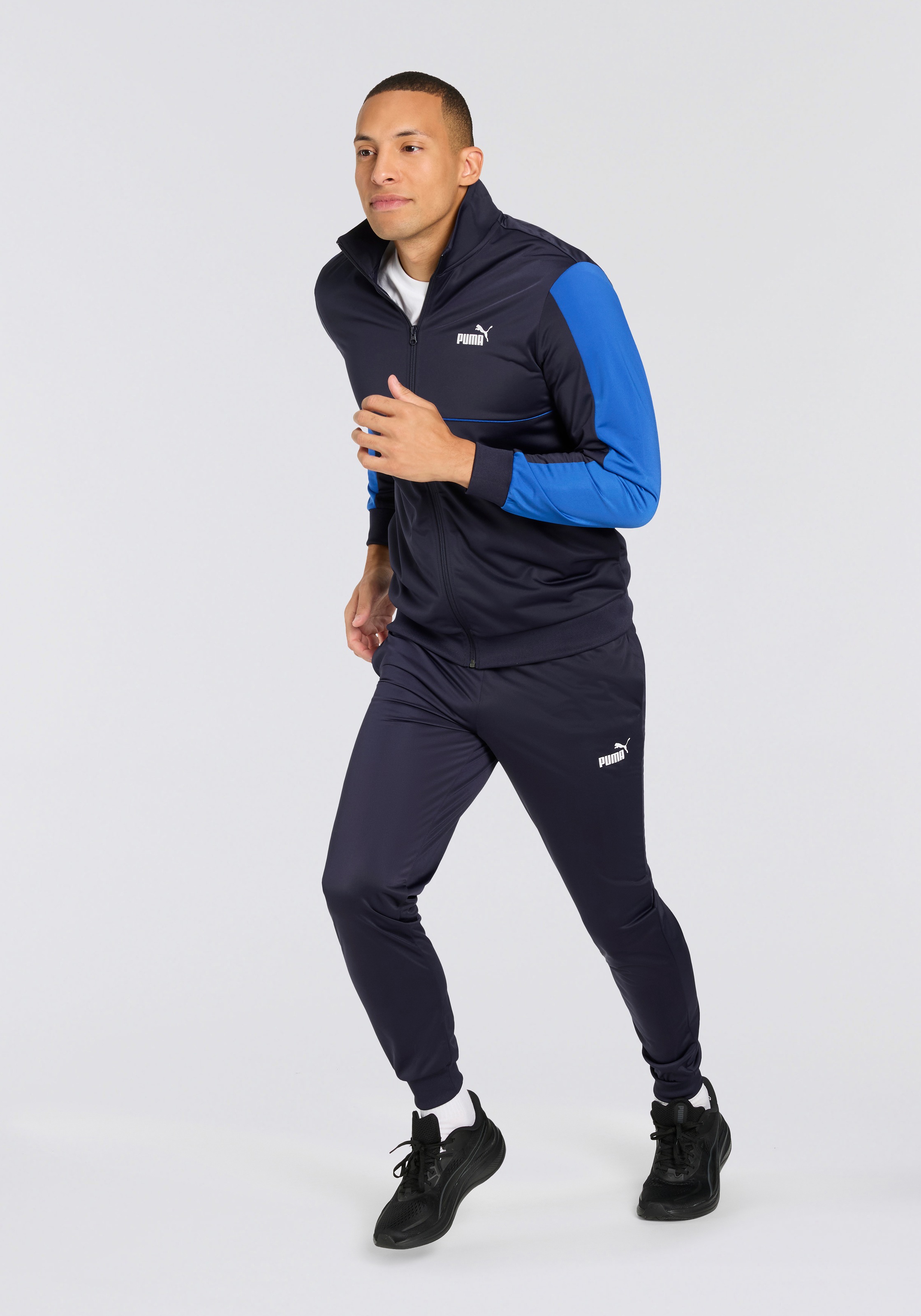 PUMA Trainingsanzug »SPORT POLY SUIT« 2 Stk. zweiteiliges Set, Regular Fit