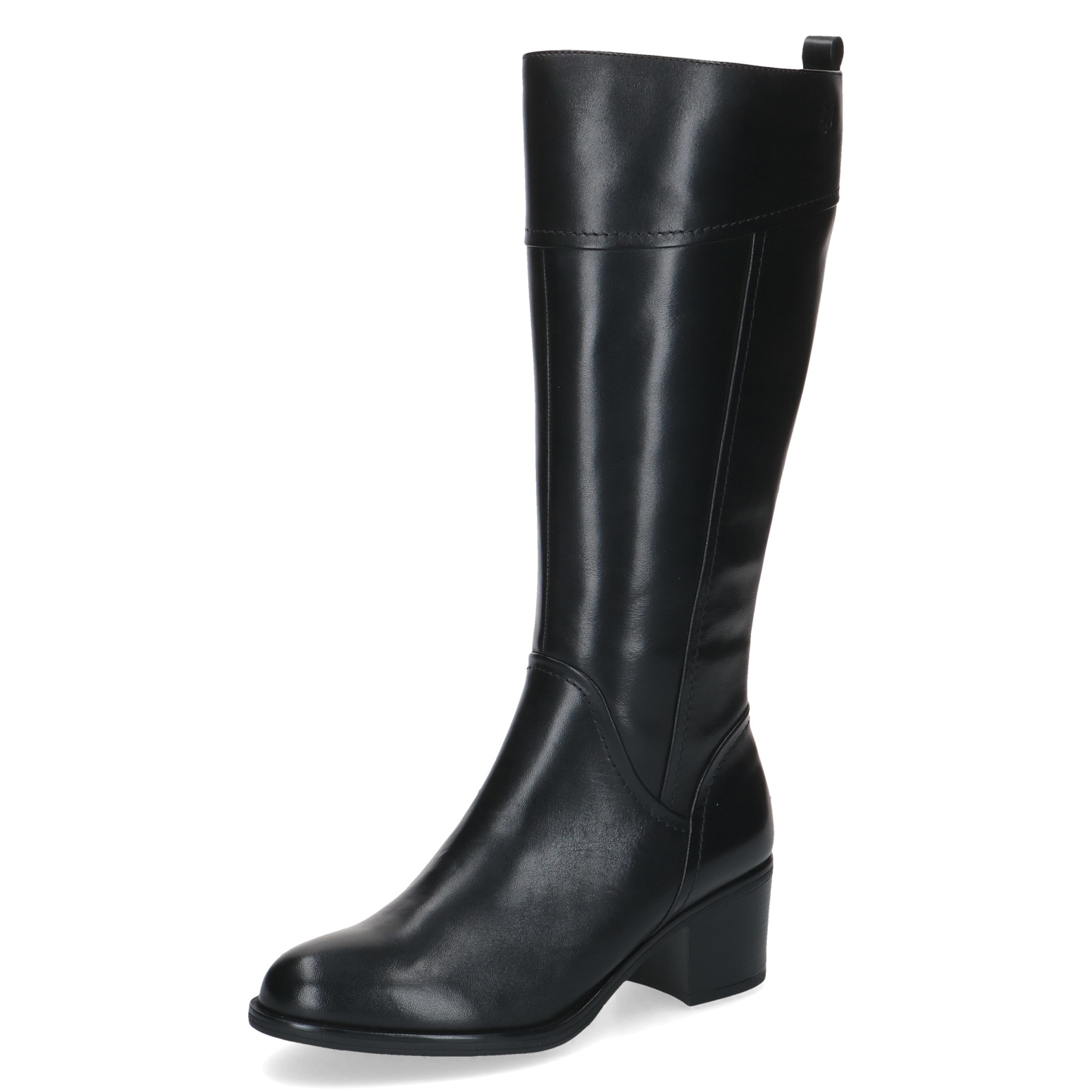 Caprice Stiefel Blockabsatz, Langschaftstiefel mit praktischem Innenreissverschluss