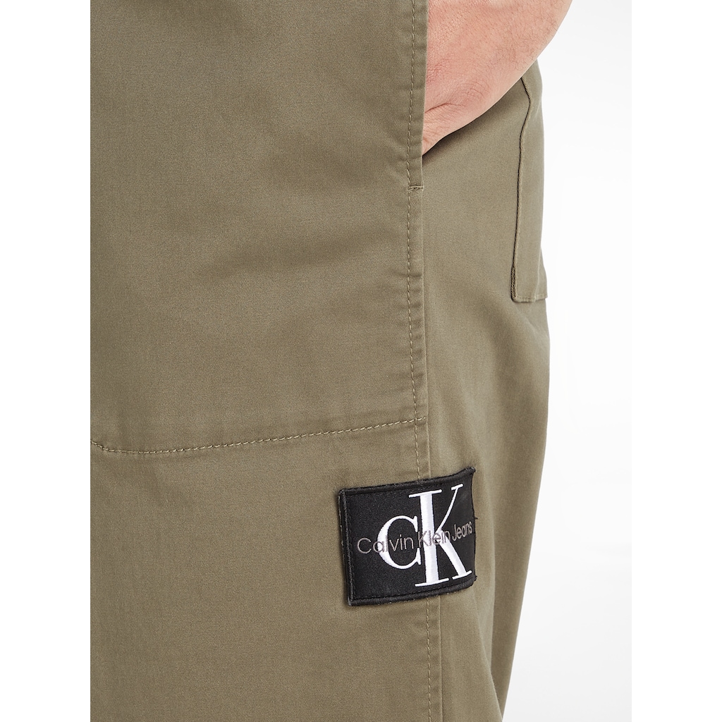 Calvin Klein Jeans Sweathose »BADGE TRIM WOVEN PANT«