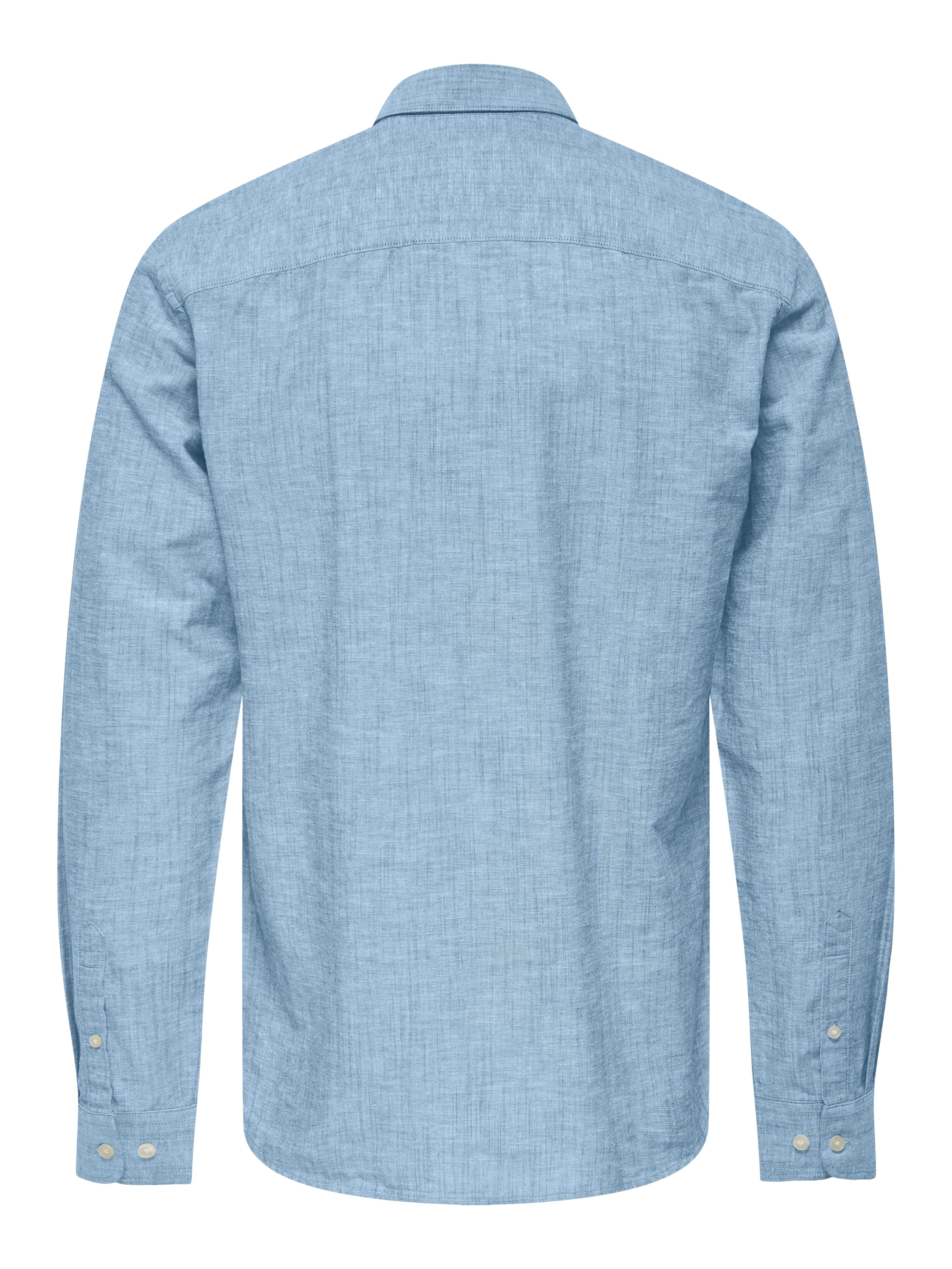 ONLY & SONS Langarmhemd »ONSCANTLEY LIFE LS SOLID LINEN SHIR OTL«