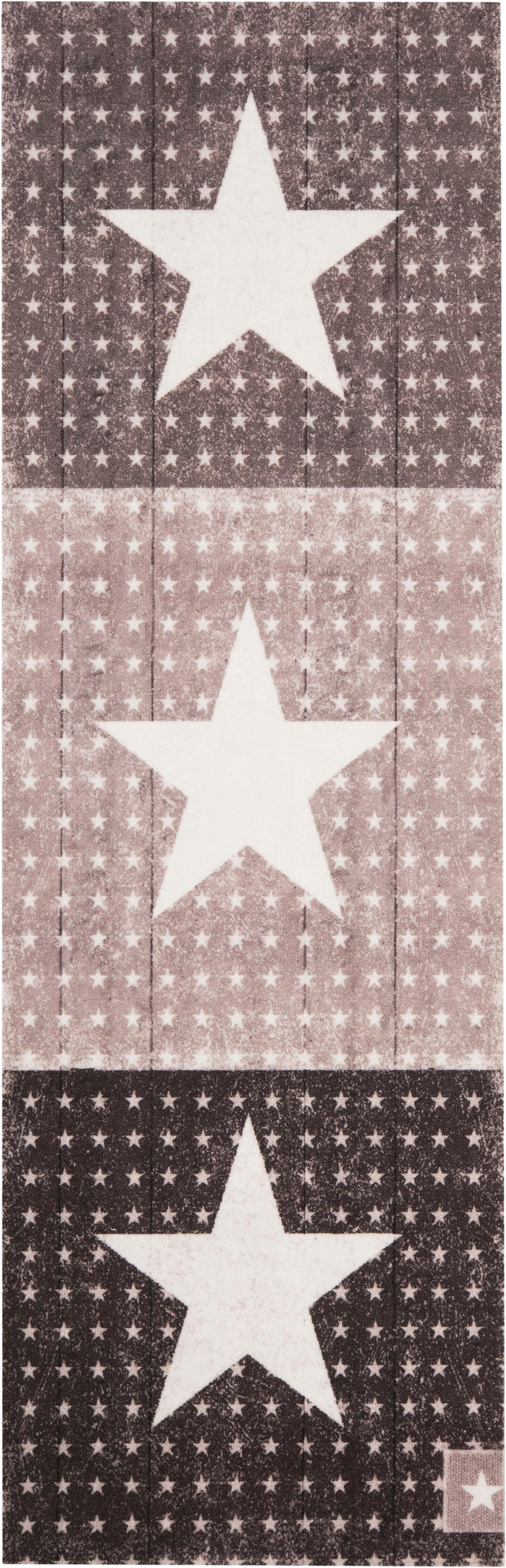 HANSE Home Läufer »Star Boulevard«, rechteckig, 5 mm Höhe, Sternen Motiv, Läufer, Robust, Pflegeleicht, Waschbar, Rutschhemmend