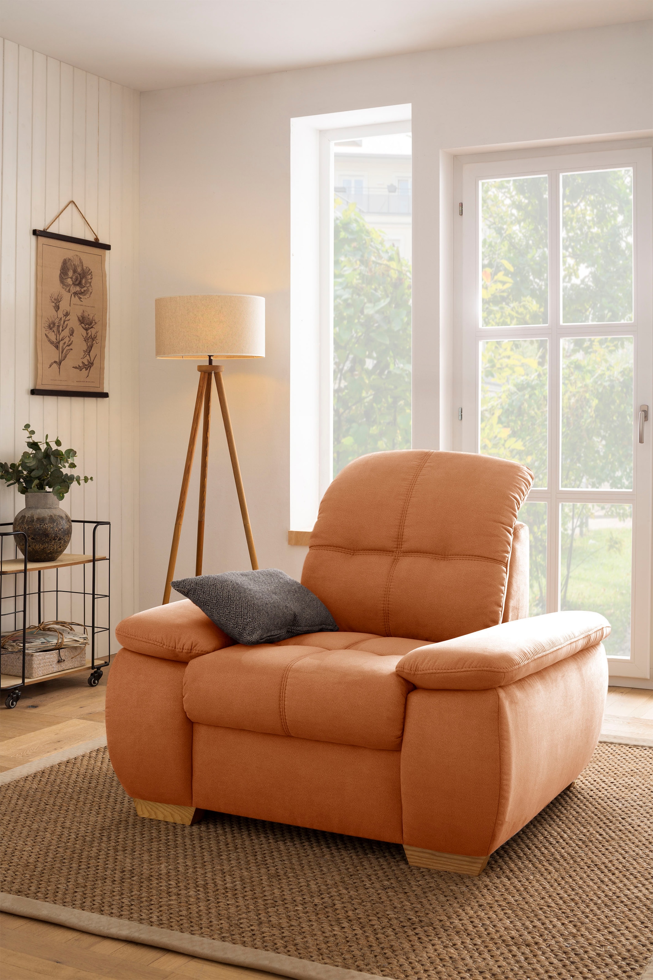 online Aqua Home Jelmoli-Versand Clean-Bezug mit »Lotus«, bestellen Sessel wahlweise Kopfteilverstellung affaire | und