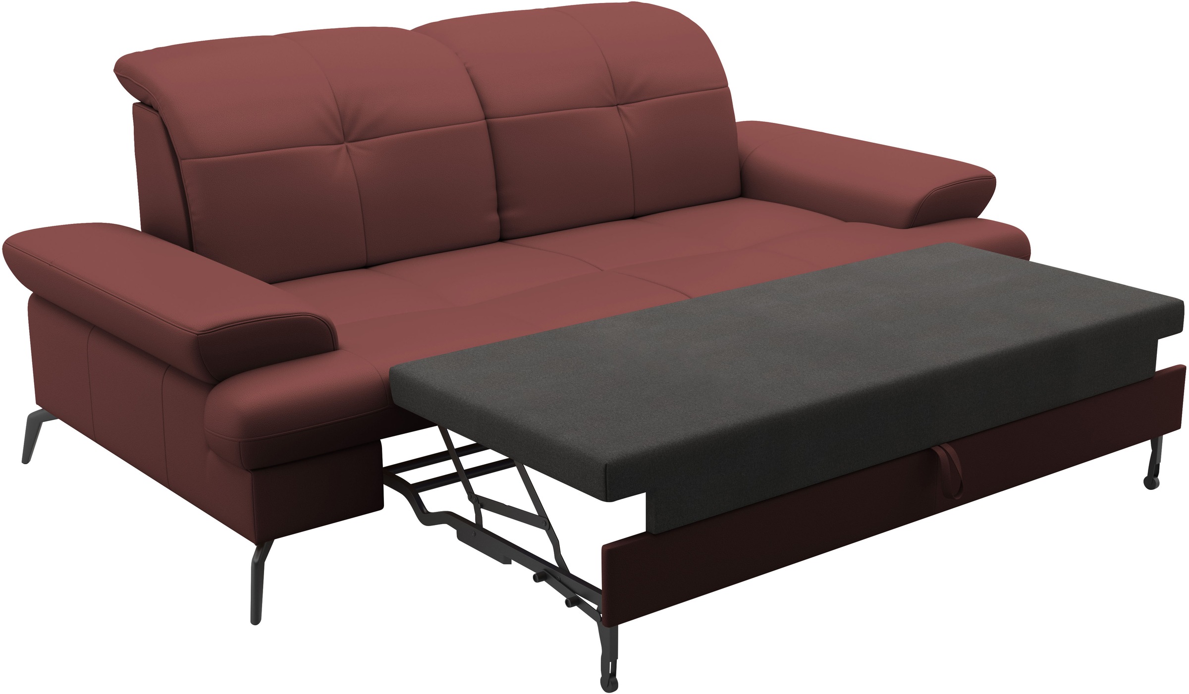 sit&more 2,5-Sitzer »Amica, inkl. Sitztiefenverstellung und Armteilverstellung«, wahlweise mit Kopfteilverstellung und Bettfunktion