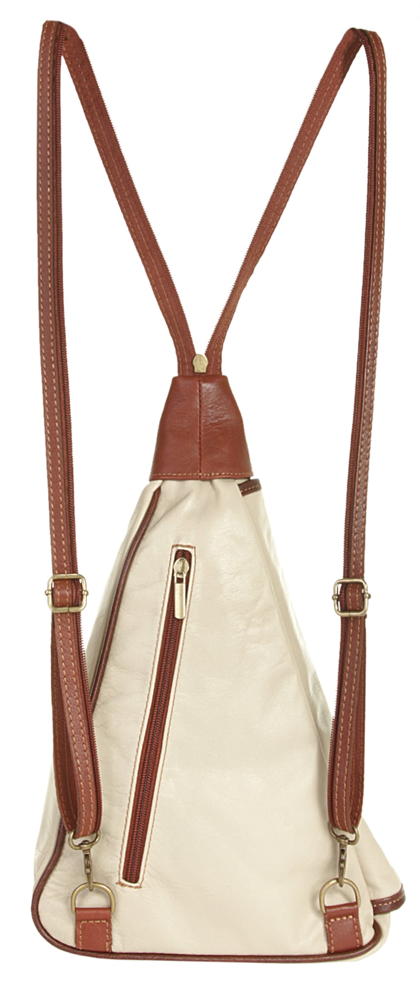 Samantha Look Cityrucksack, echt Leder, Made in Italy