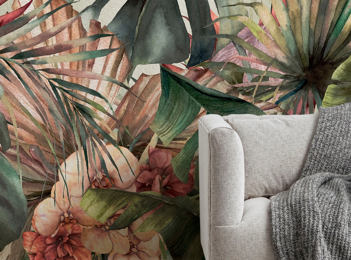 Komar Fototapete »Digitaldruck Vlies - Jungle Spot - Grösse 400 x 250 cm«, bedruckt, Wohnzimmer, Schlafzimmer