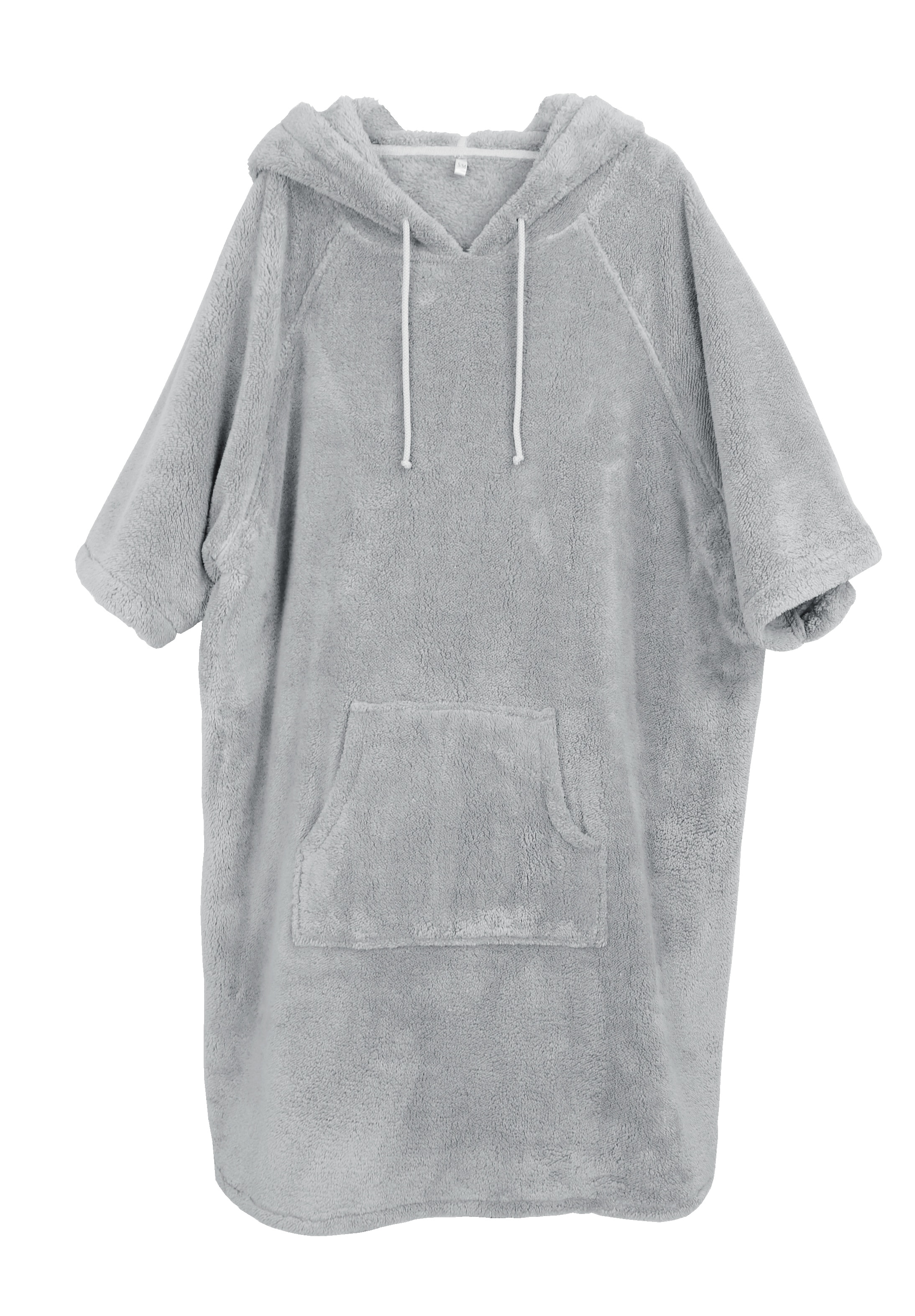 my home Badeponcho »Lillou, Surfponcho ideal für Sauna, Spa & im Urlaub«, (1 St.), weich und kuschelig, plüsch, Fleece, Unisex, für Damen und Herren