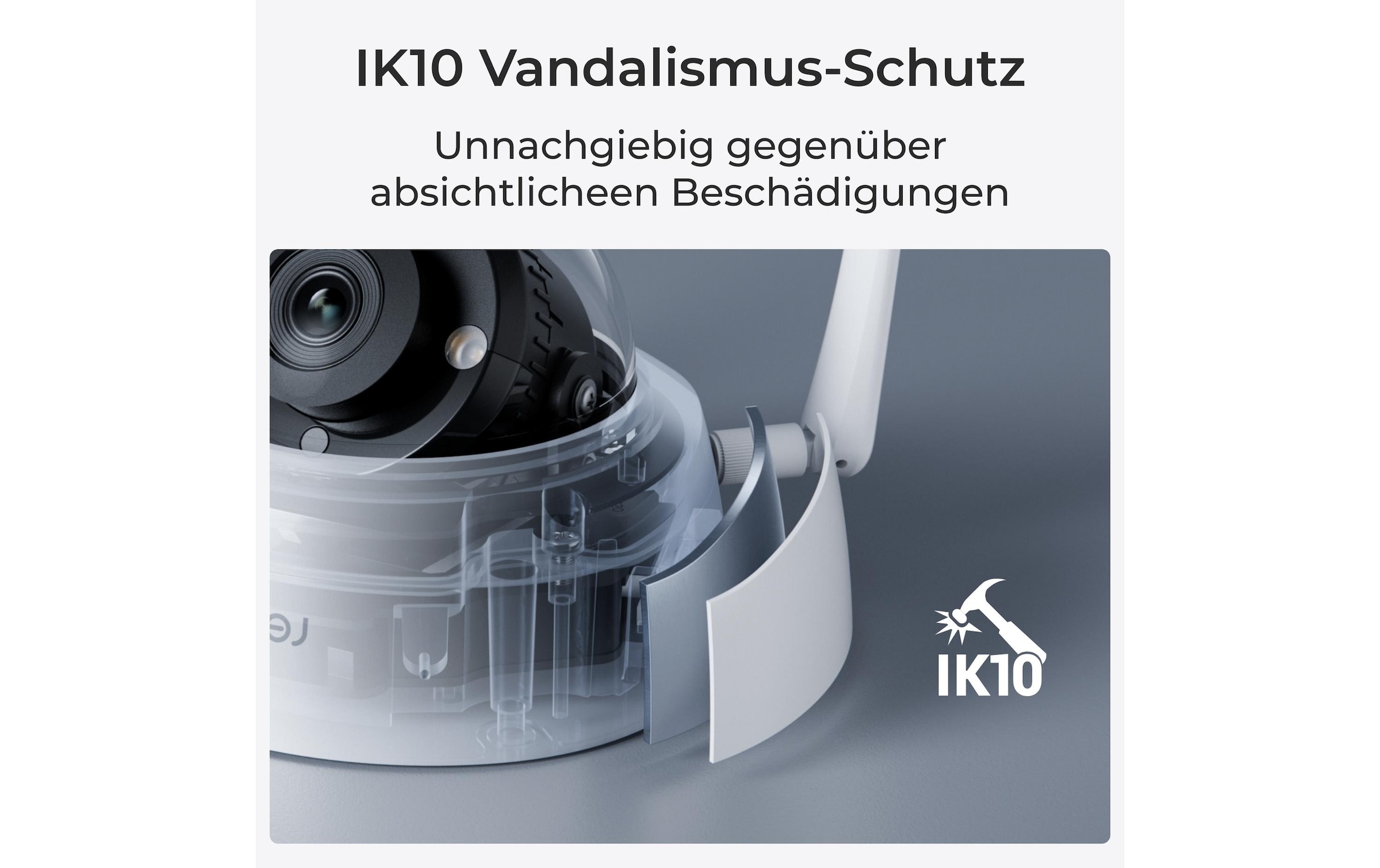 Reolink Überwachungskamera »W437 Weiss«, Aussenbereich