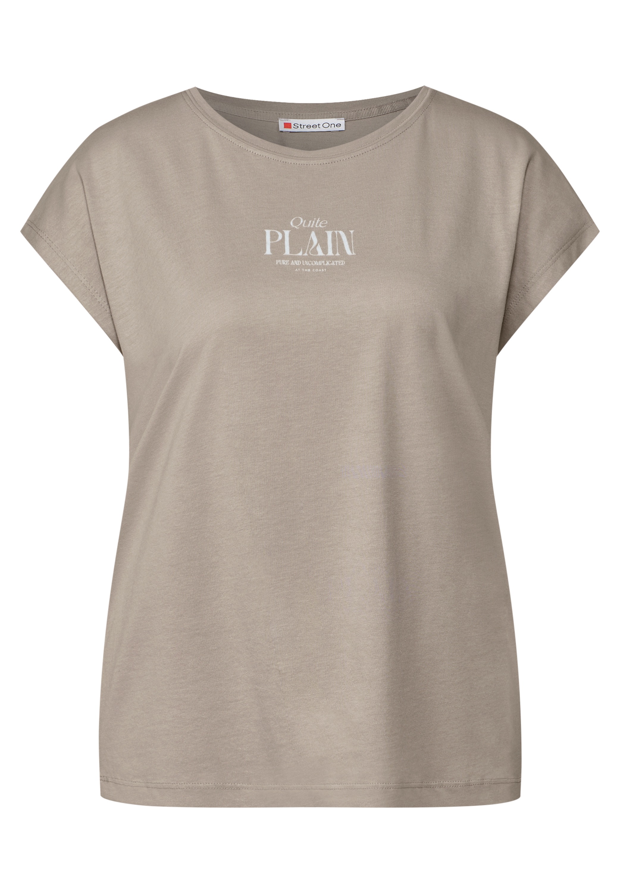 STREET ONE Shirttop, mit Wording Print