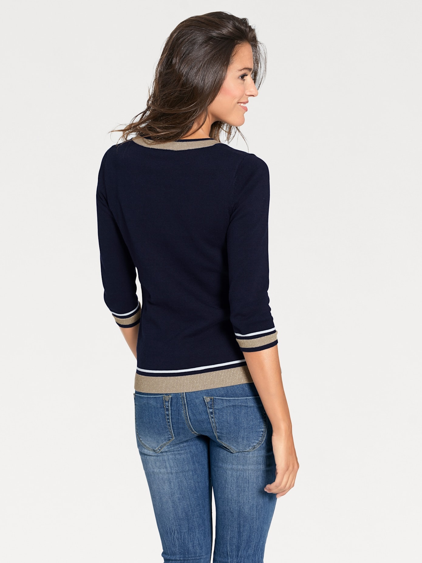 heine Rundhalspullover »Rundhals-Pullover«