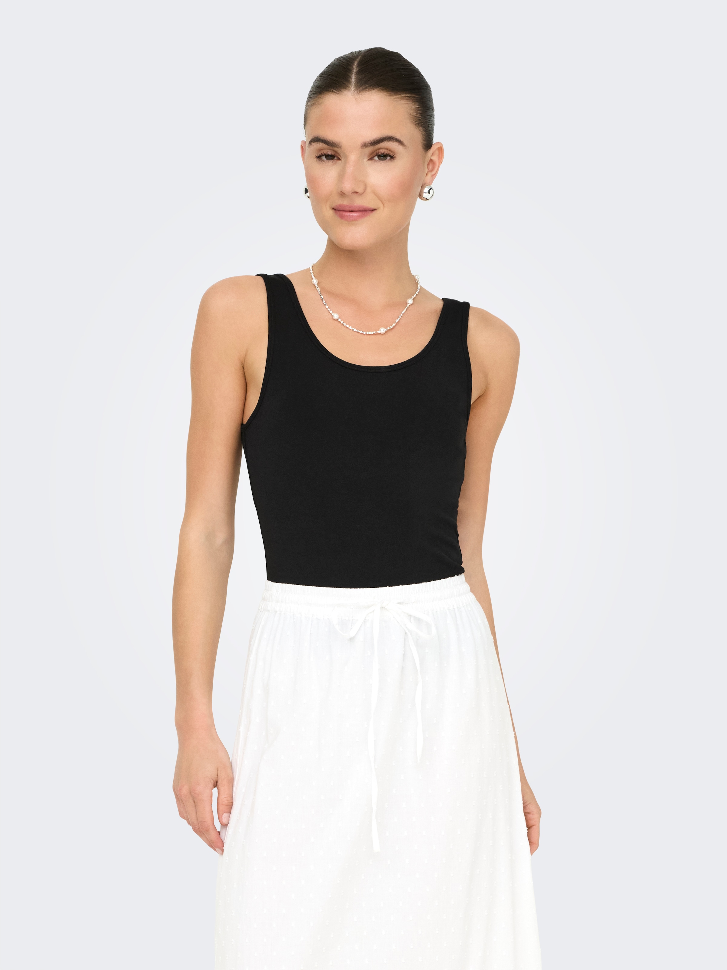 ONLY Tanktop »ONLLIVE LOVE S/L TANK TOP 2-PACK CS JRS«, (Packung, 2er-Pack)