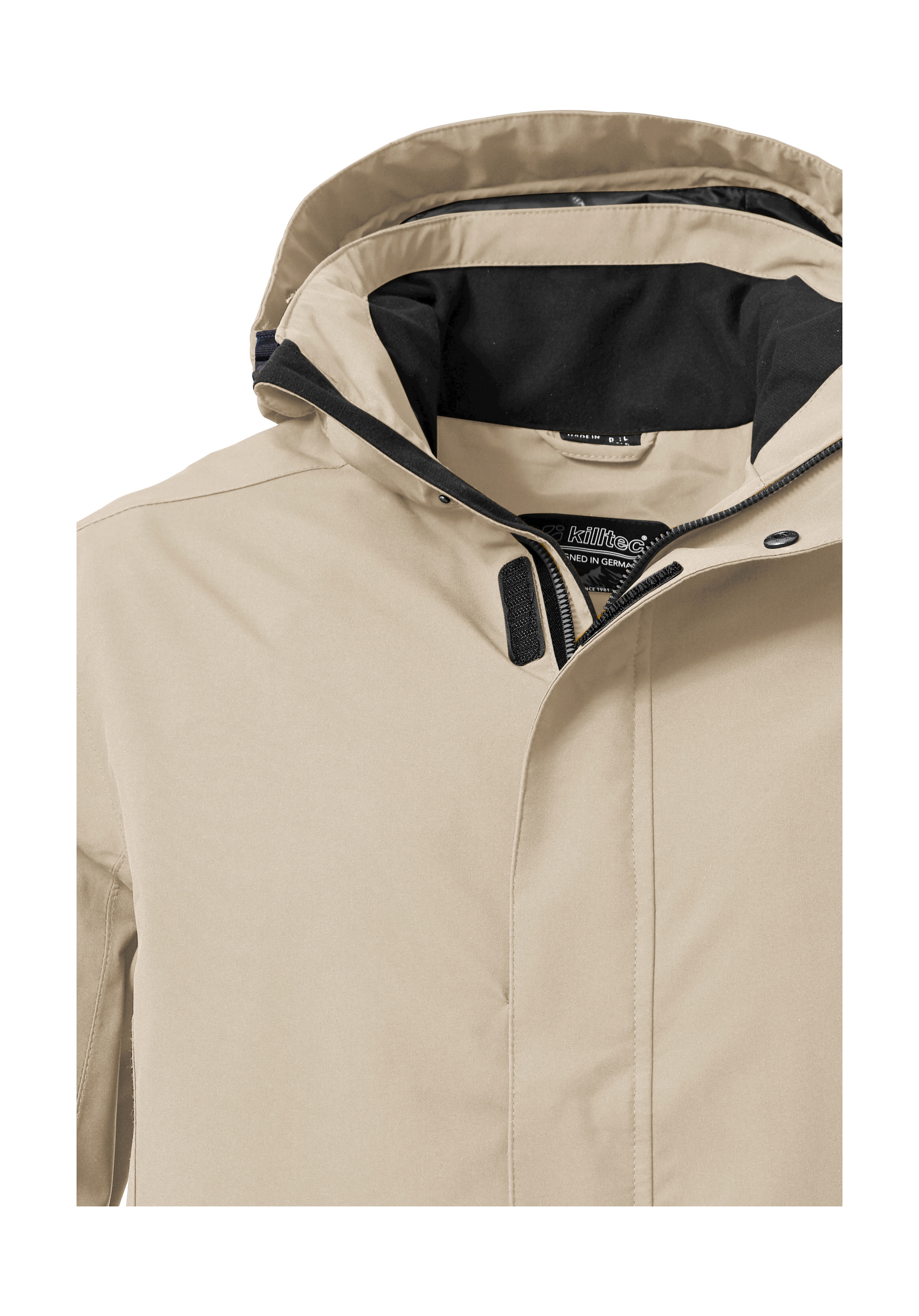 Killtec Outdoorjacke »KOS 87 MN JCKT_XENIOS«, 100% wasser- und winddicht, abzippbare Kapuze, verstellbare Bündchen