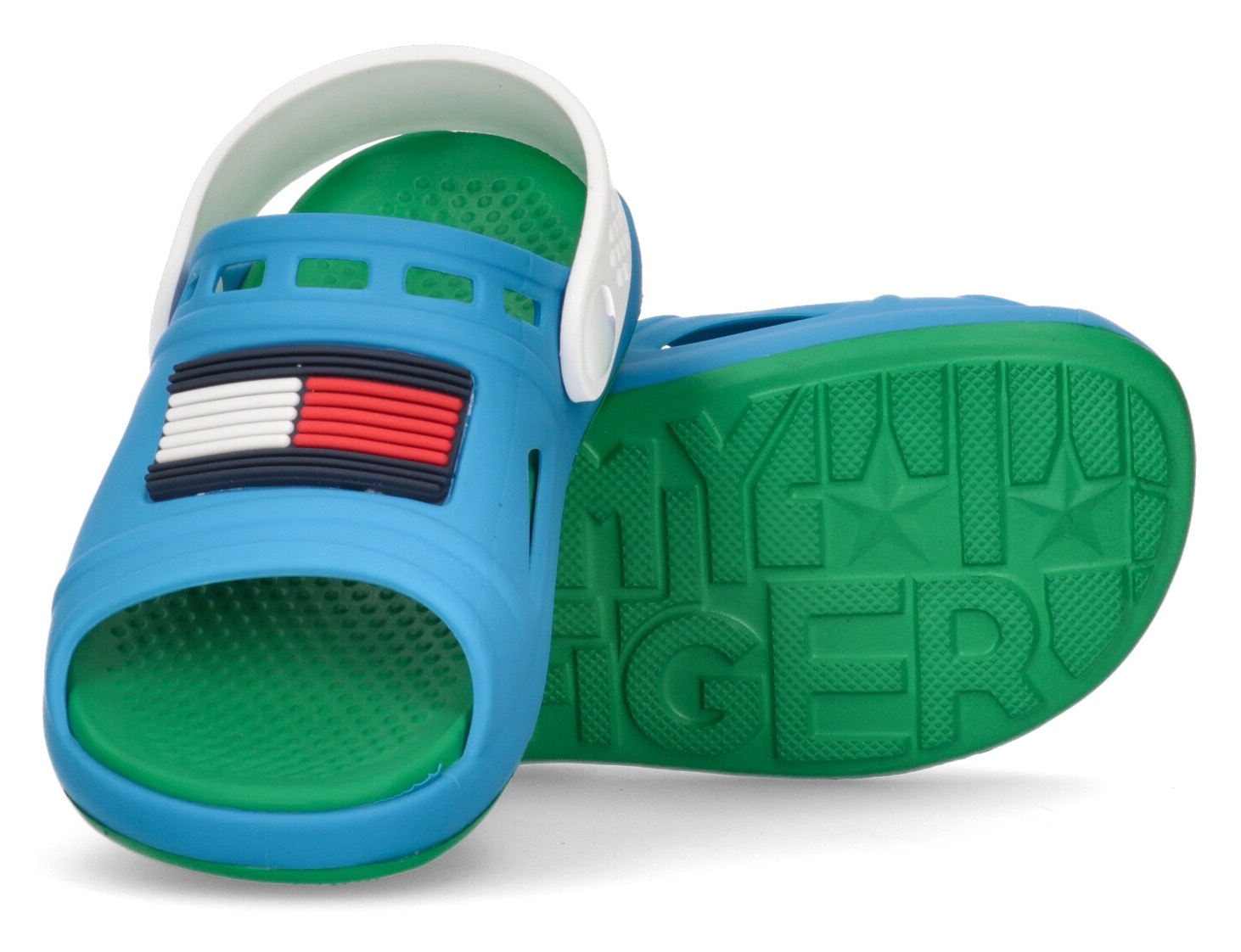 Tommy Hilfiger Badesandale »COMFY«, Sommerschuh, mit grossem Markenlogo