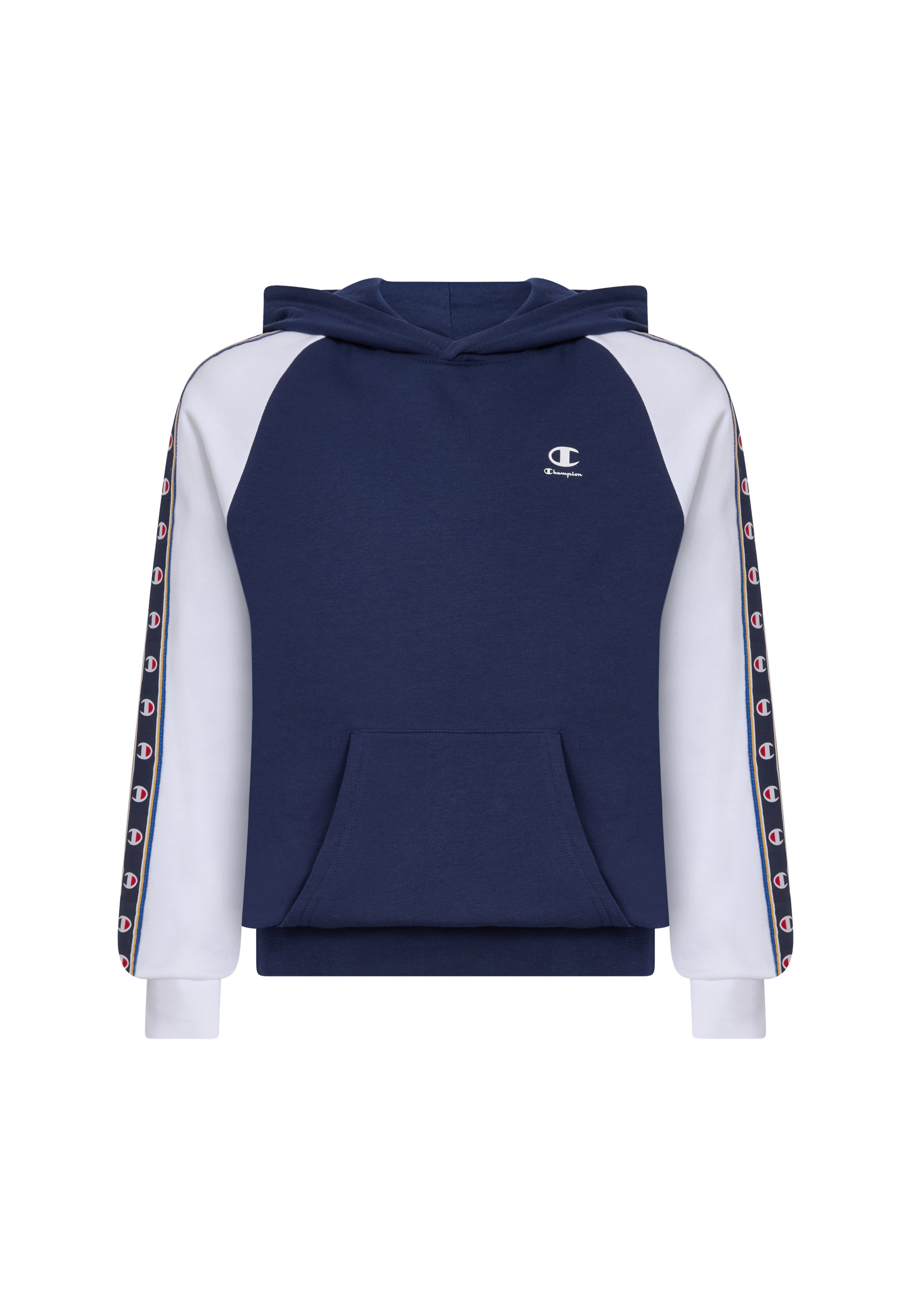 Champion Kapuzensweatshirt "Sports-inspired Terry Hoodie with Tape detailing", für Kinder, Langarm-Ausführung, aus angerauter Sweatware