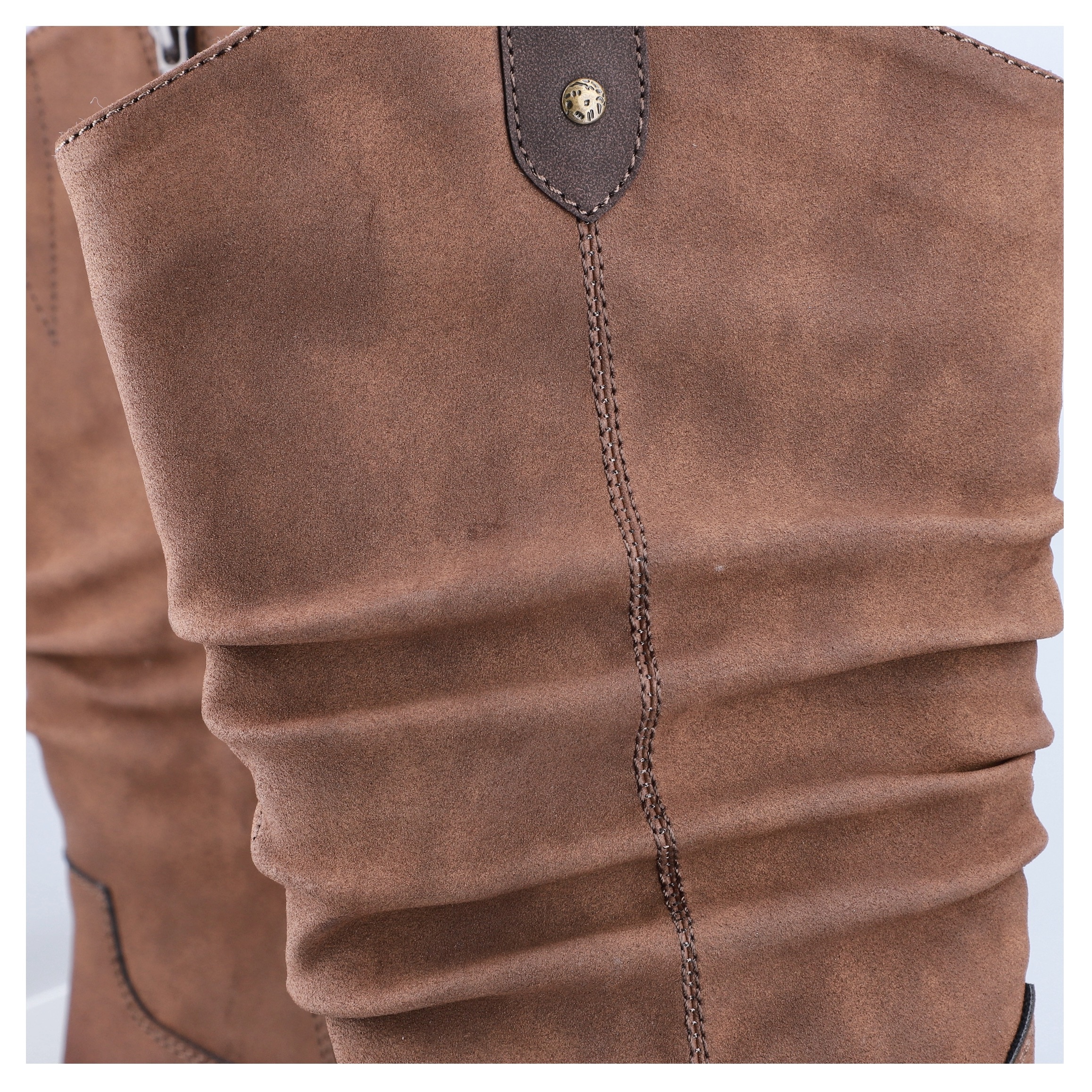 Rieker Westernstiefel, Cowboystiefel, Blockabsatz, mit Innenreissverschluss