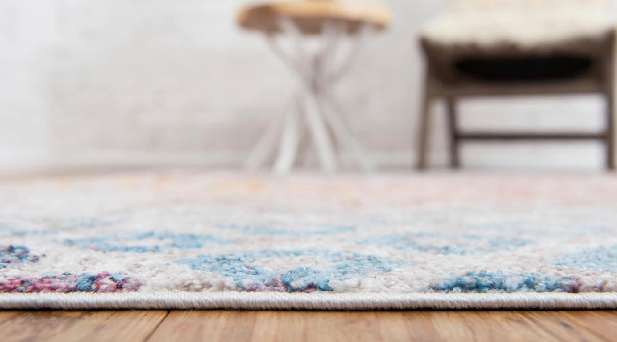 Myflair Möbel & Accessoires Teppich »Coloured Lagerräumung«, rechteckig, 8 mm Höhe, Kurzflor, gewebt, modernes Design, buntes Rauten Muster
