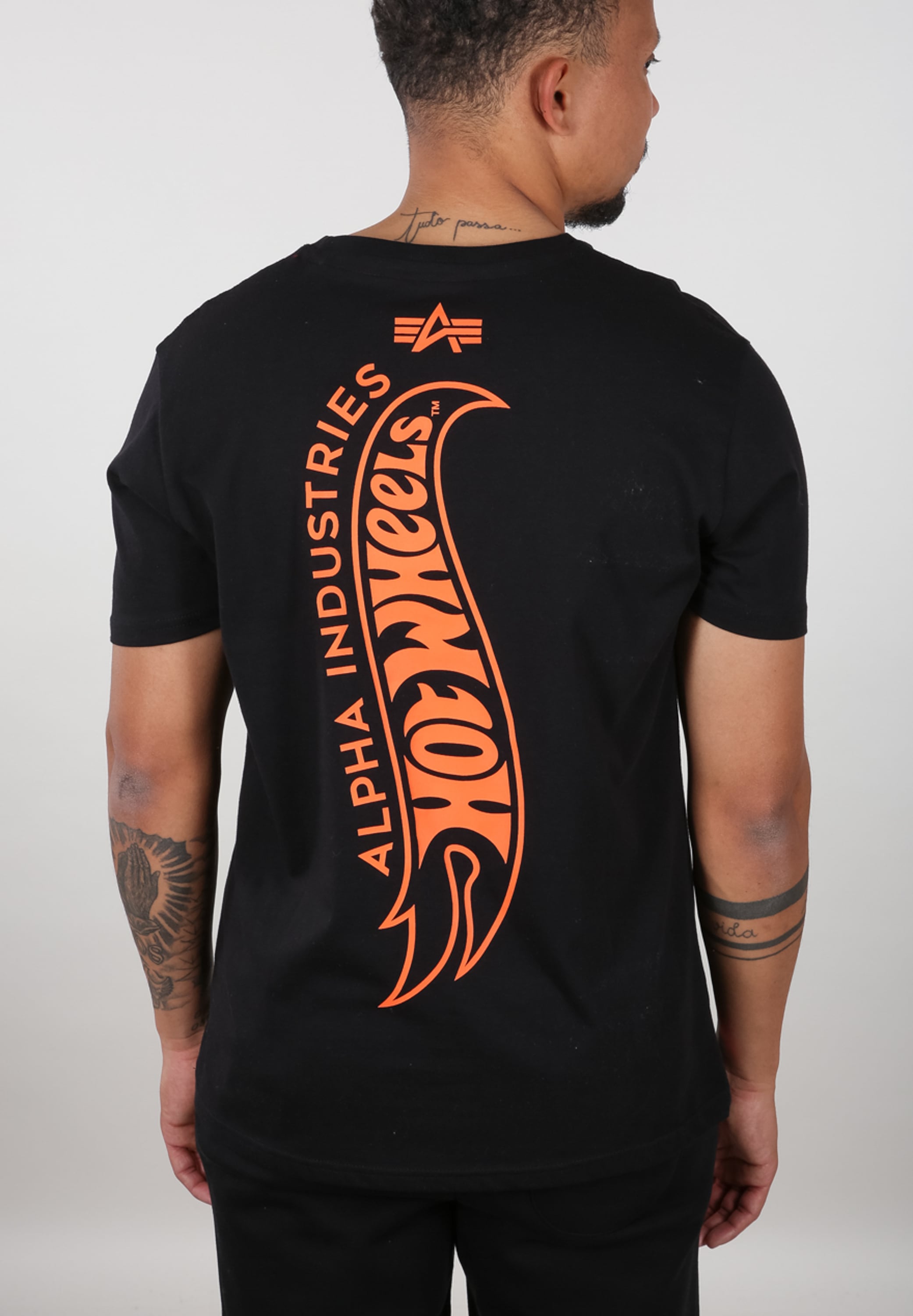 Alpha Industries Longsleeve »Alpha Industries Men - T-Shirts Hot Wheels Back Print T-Shirt«
