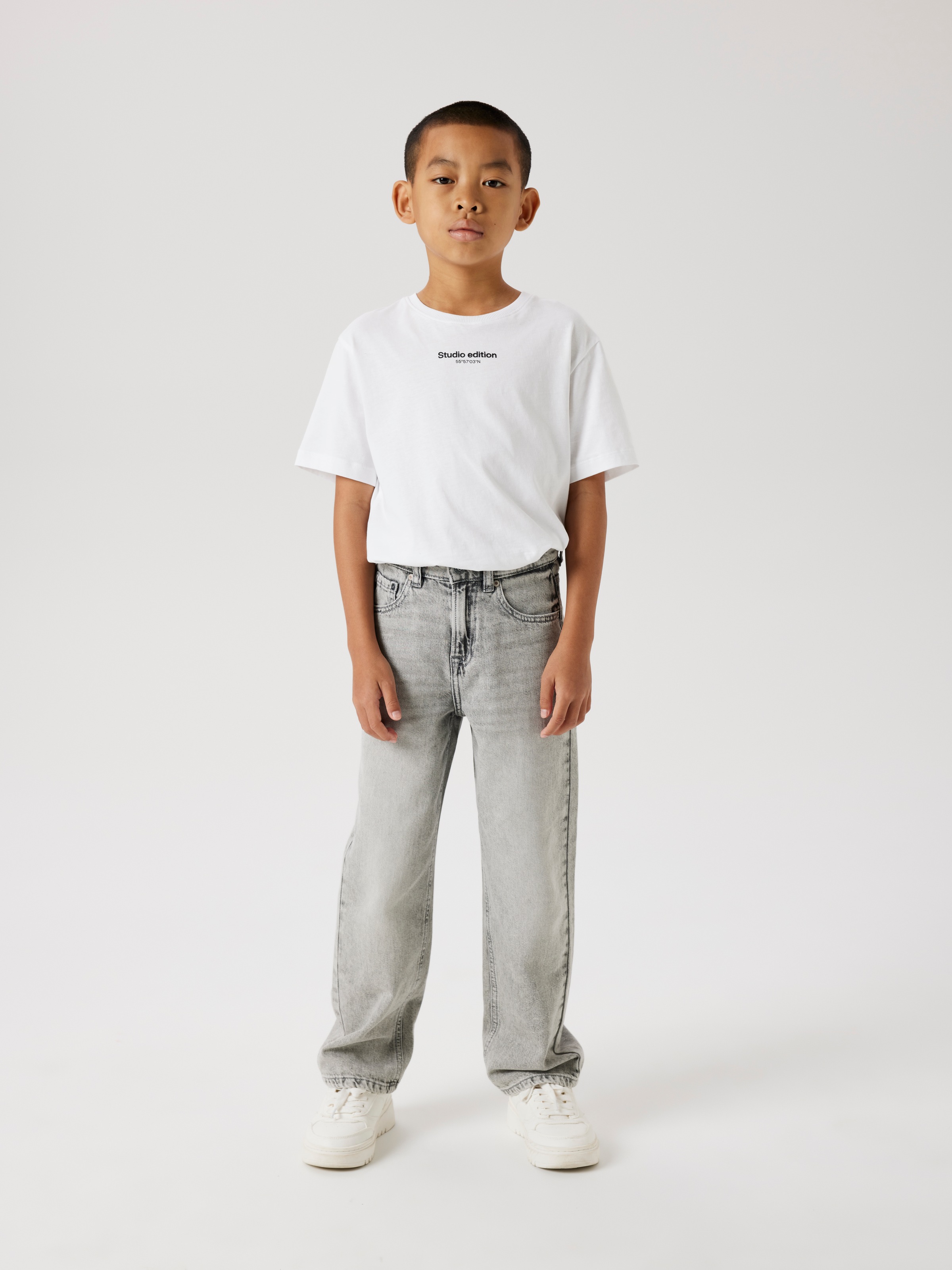 Name It Straight-Jeans »NKMRYAN – Jeans mit geradem Bein, strapazierfähig« unifarben, casual, straight fit, Denim/Jeans