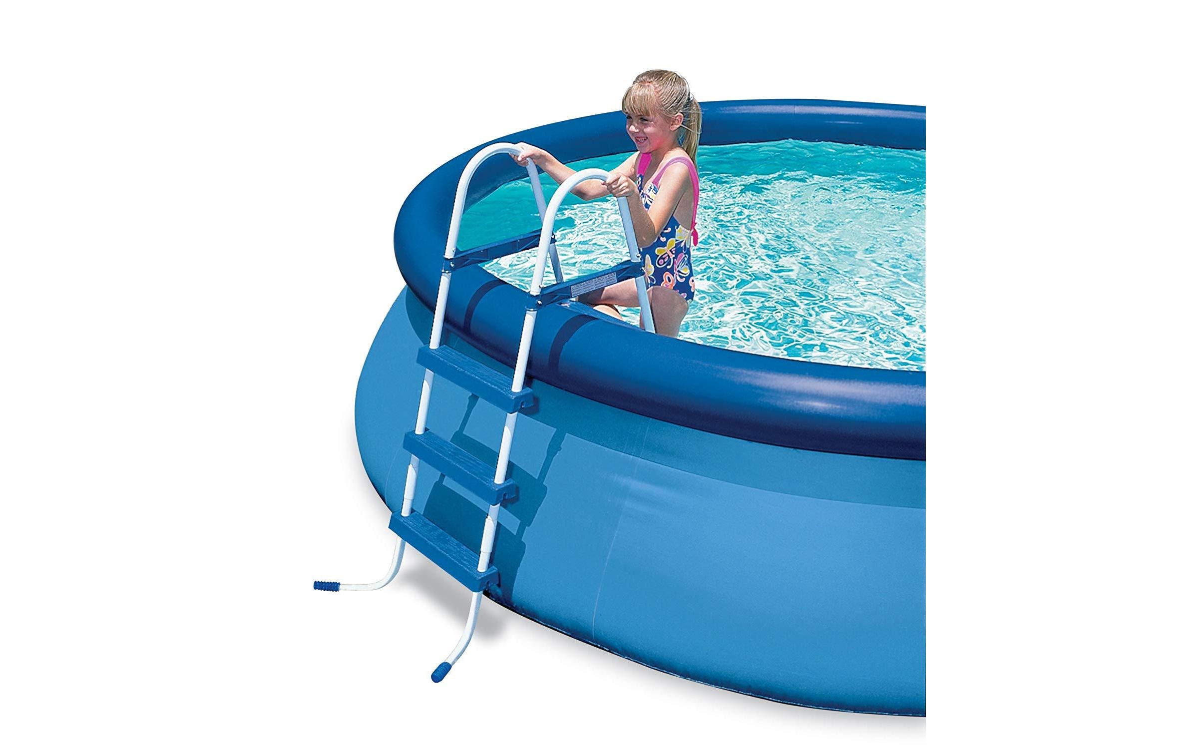 Intex Framepool »Metal Frame Set 457 x 12«, Inkl. Sicherheitsleiter, Pool-Abdeckung, Bodenplane