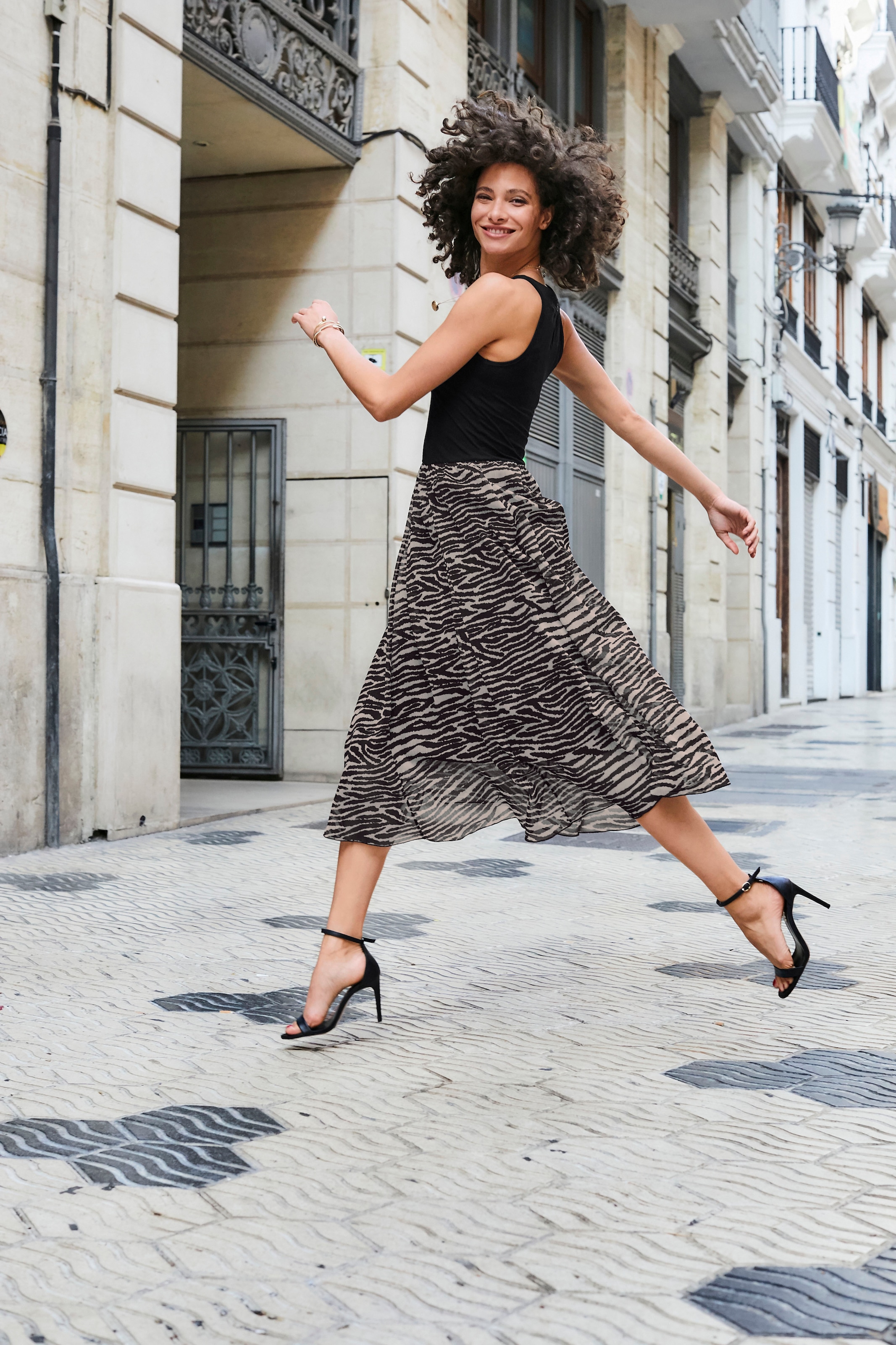 SELECTED Partykleid, Schweiz Jelmoli-Versand online Animal-Print im bei shoppen Aniston