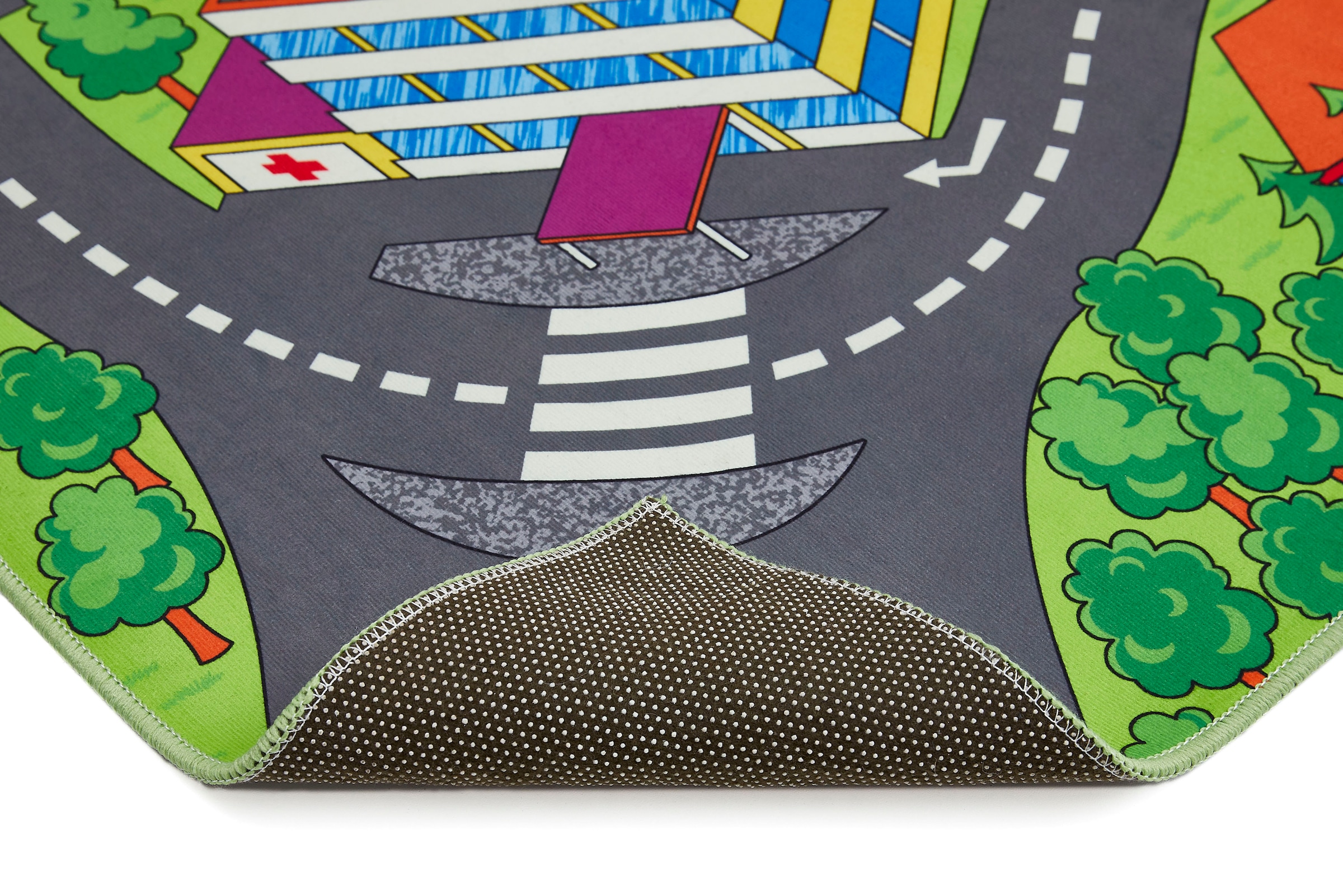 Andiamo Kinderteppich »Street«, rechteckig, 5 mm Höhe, Strassen-Spiel-Teppich, weiche Spielunterlage, rutschhemmend