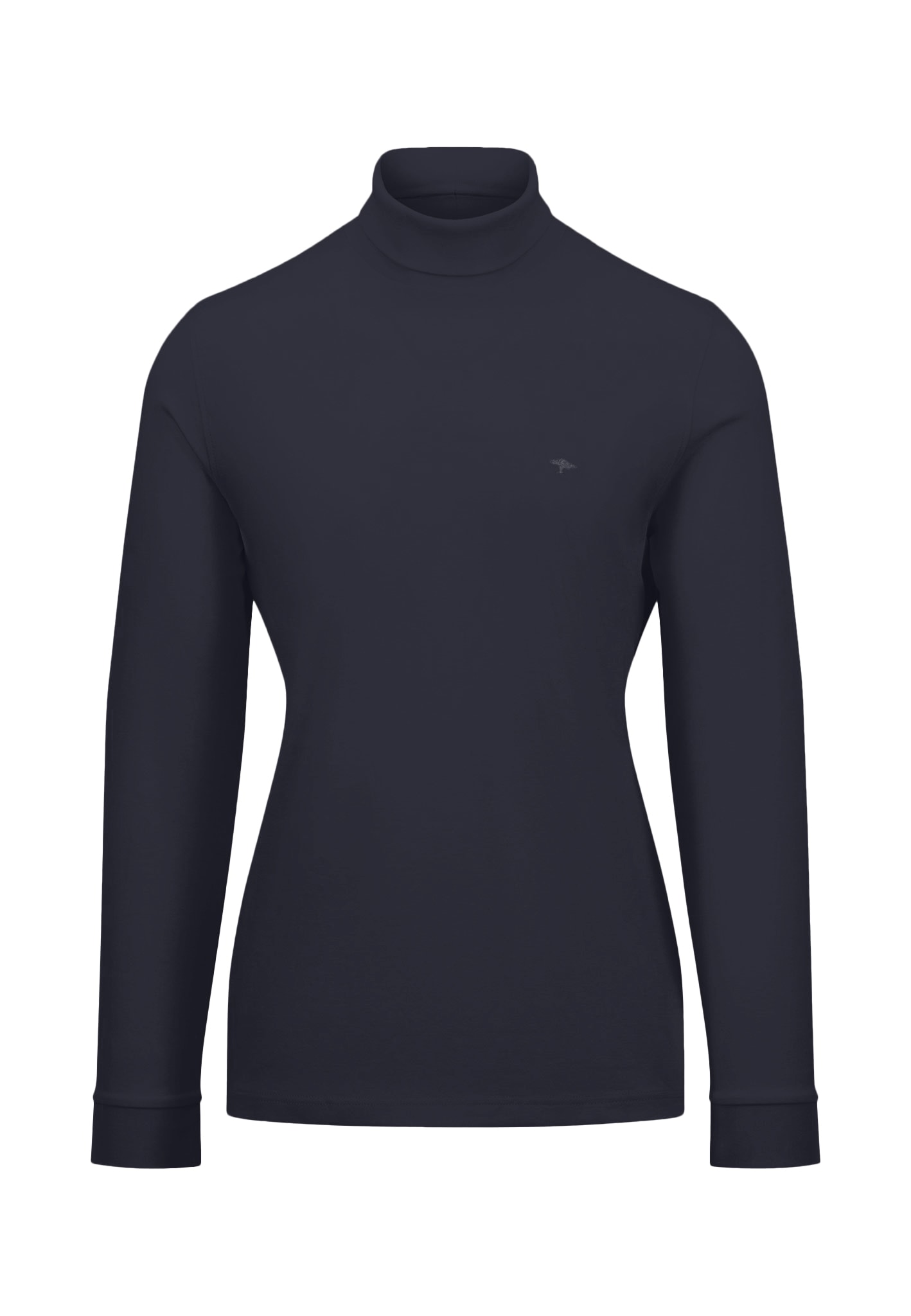 FYNCH-HATTON Rollkragenshirt mit Logo-Bestickung an der Brust