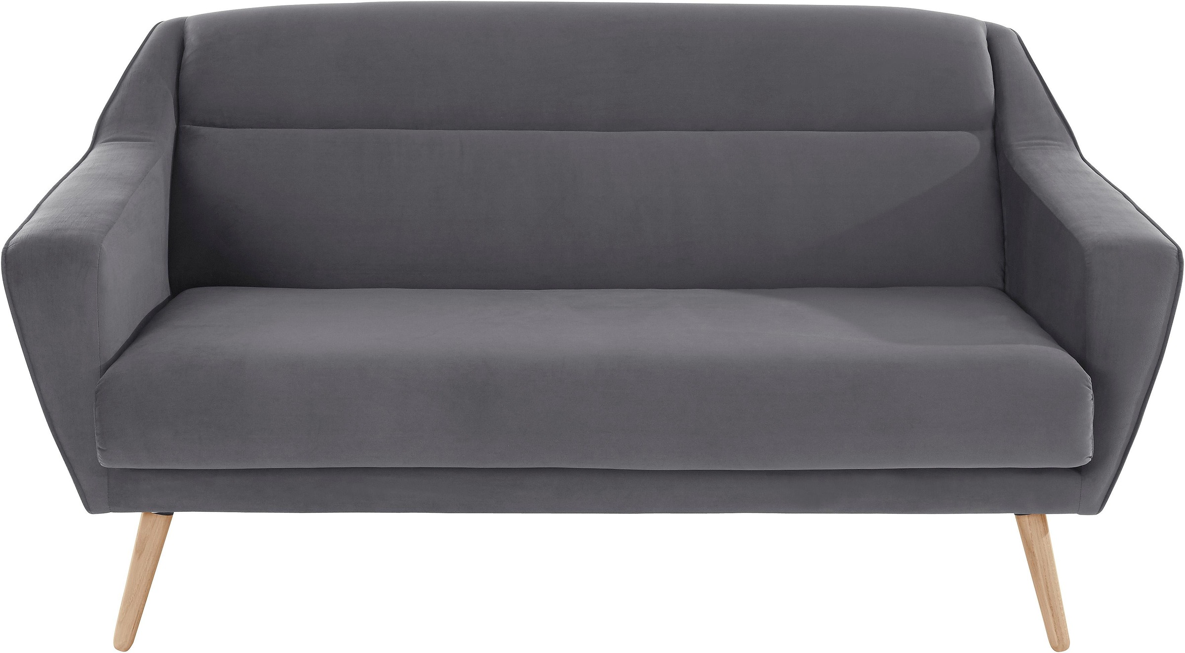 andas 3-Sitzer »Bille«, mit Naht im Rückenkissen und Eiche-Beinen, Design by Morten Georgsen