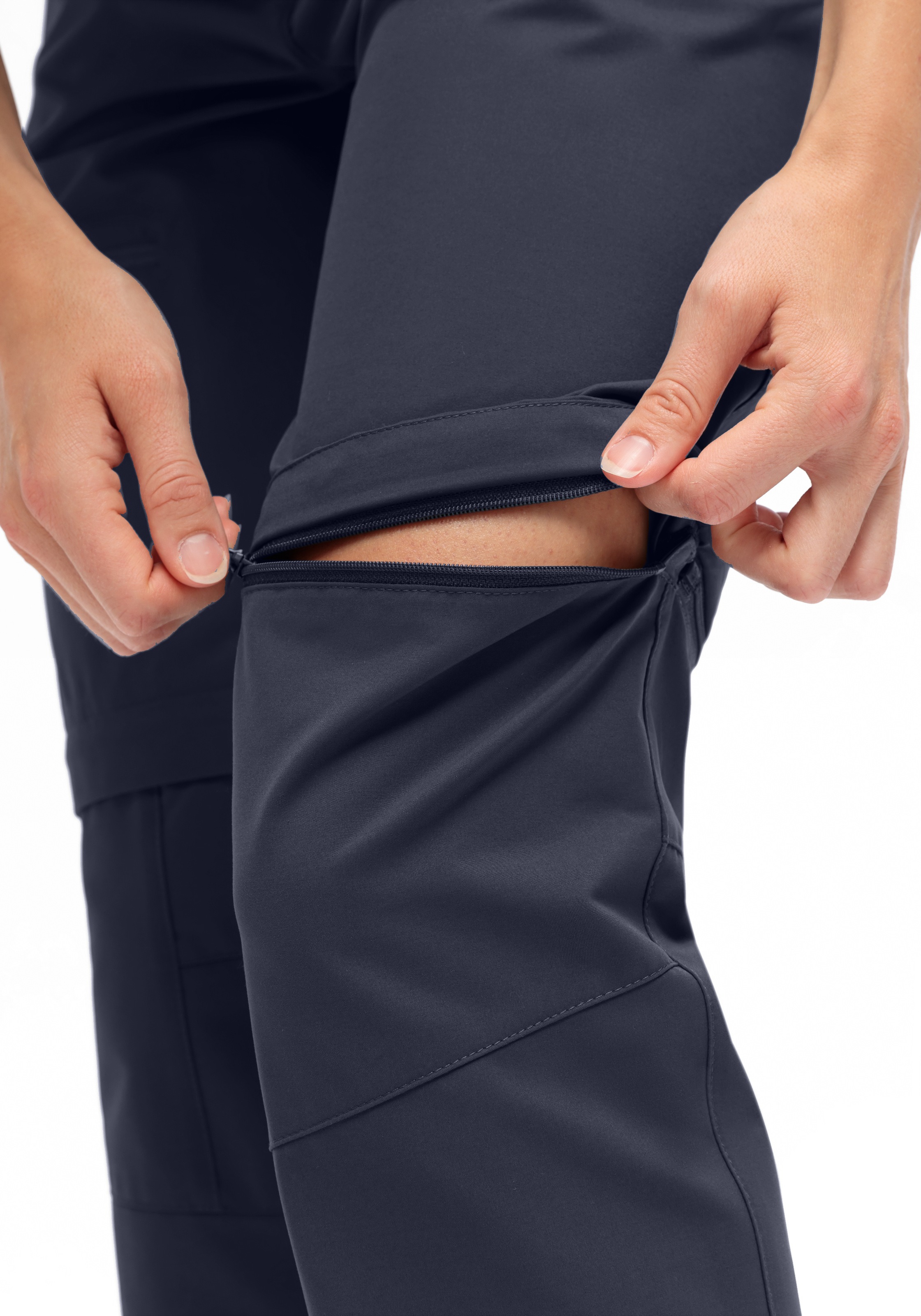 Maier Sports Nata Zip Loop Outdoor Pant Women Dark Blue Size 42 4