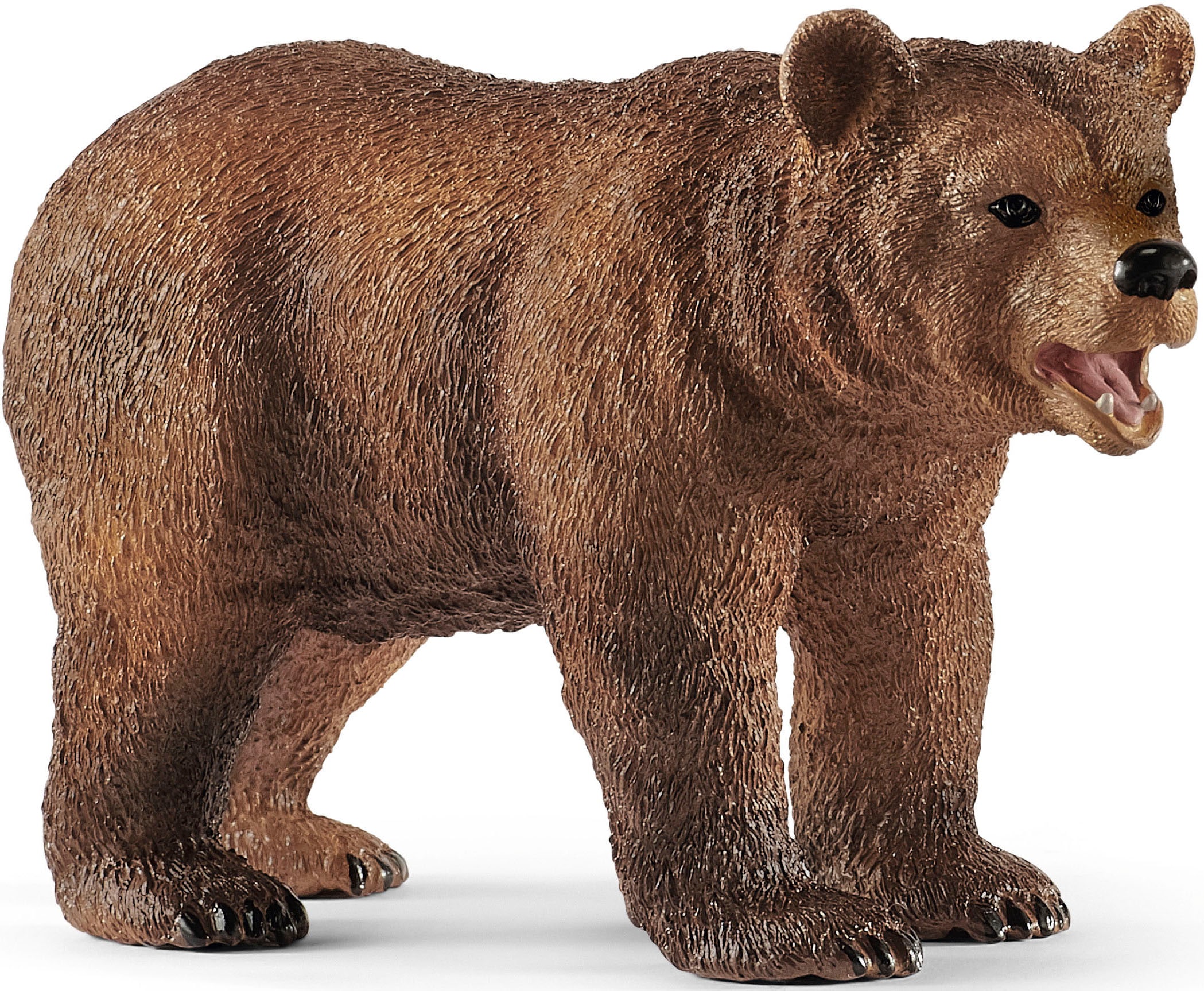 Schleich® Spielfigur »WILD LIFE, Grizzlybär-Mutter mit Jungem (42473)«