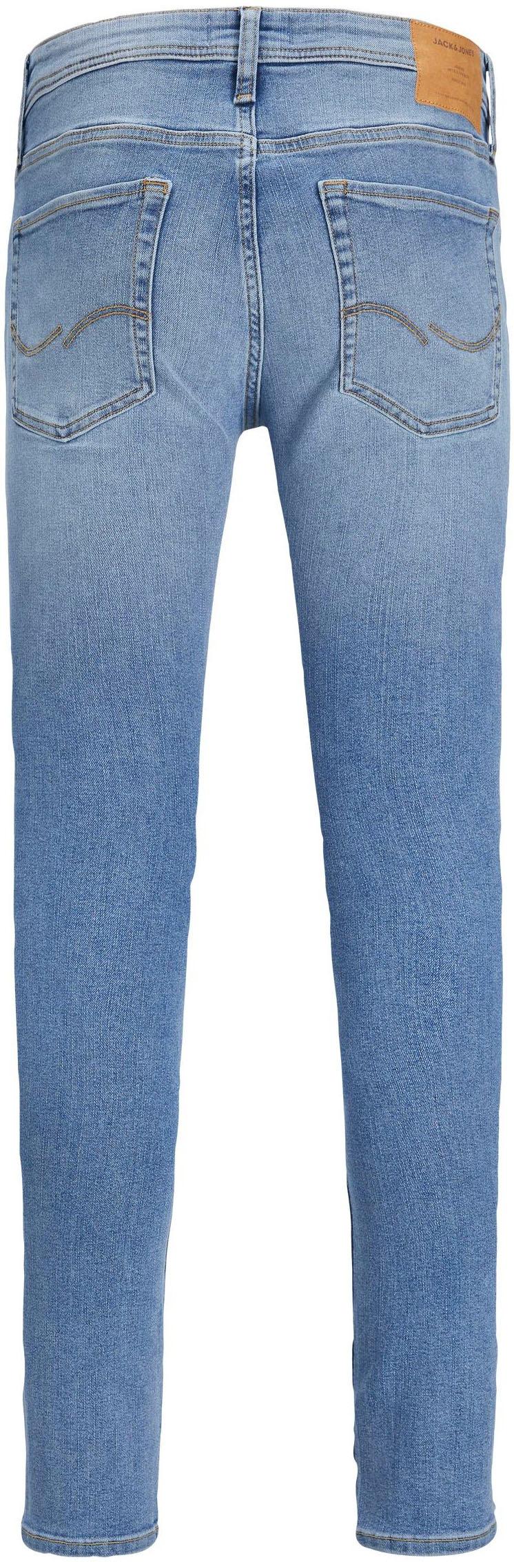 Jack & Jones Skinny-fit-Jeans »JJILIAM Skinny Jeans mit Used-Waschung für schlanke Silhouette«, Abriebeffekte, modisch, skinny fit, Baumwollmischung