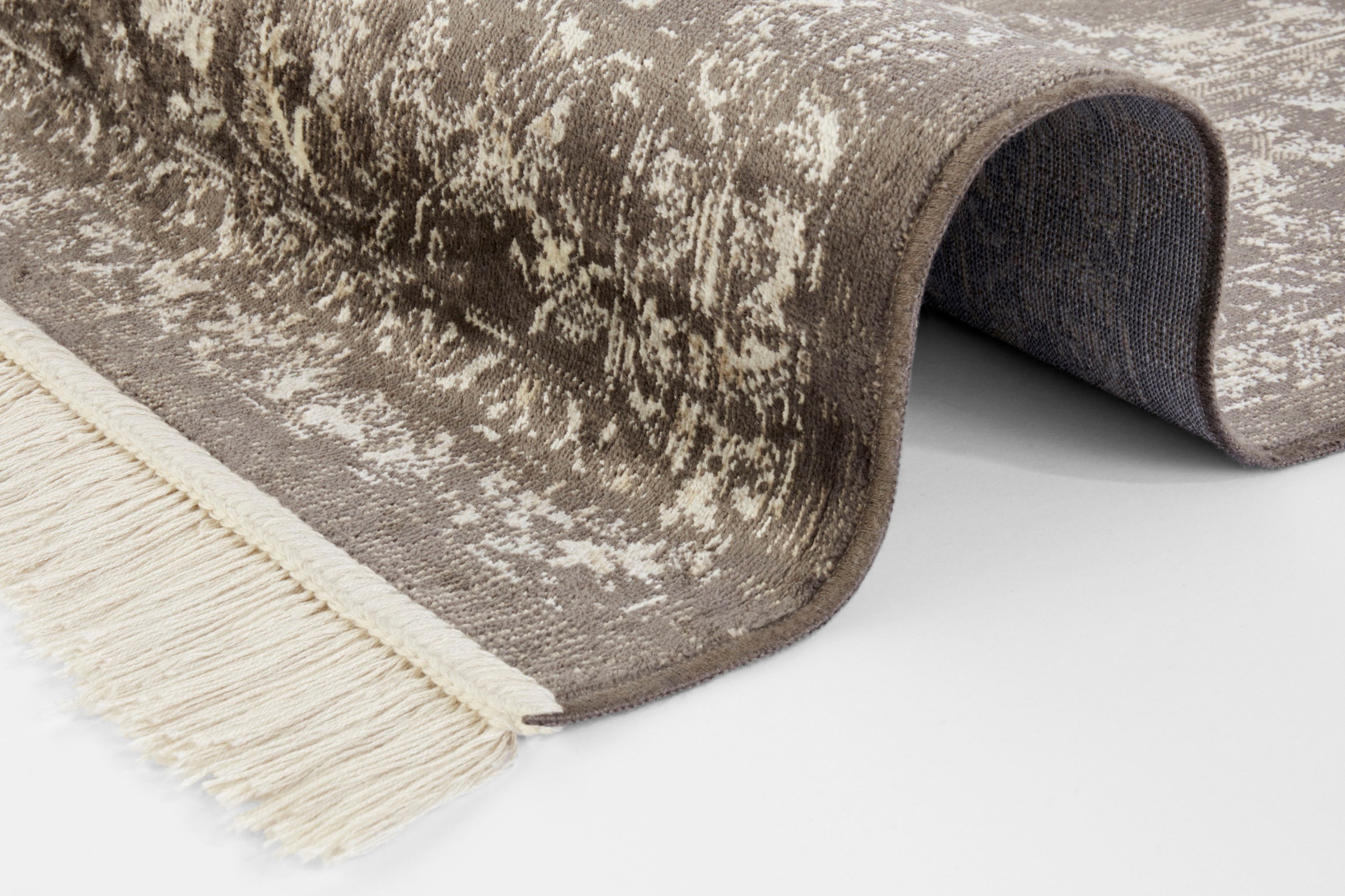 NOURISTAN Teppich »Orient Vintage Medaillon«, rechteckig, 5 mm Höhe, Orientalisch mit Fransen, Orient, Wohnzimmer, Schlafzimmer, Esszimmer