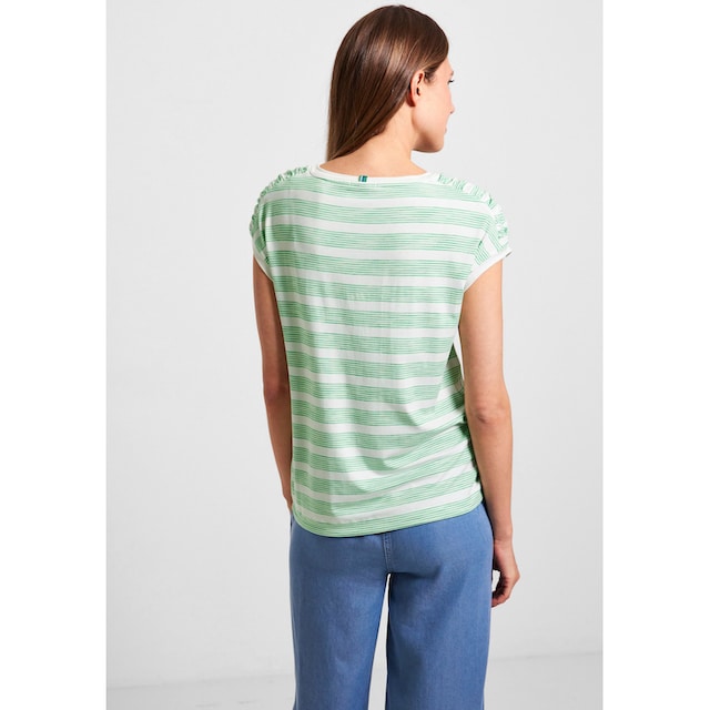 Cecil T-Shirt, mit gerafften Schultern online shoppen bei Jelmoli-Versand  Schweiz