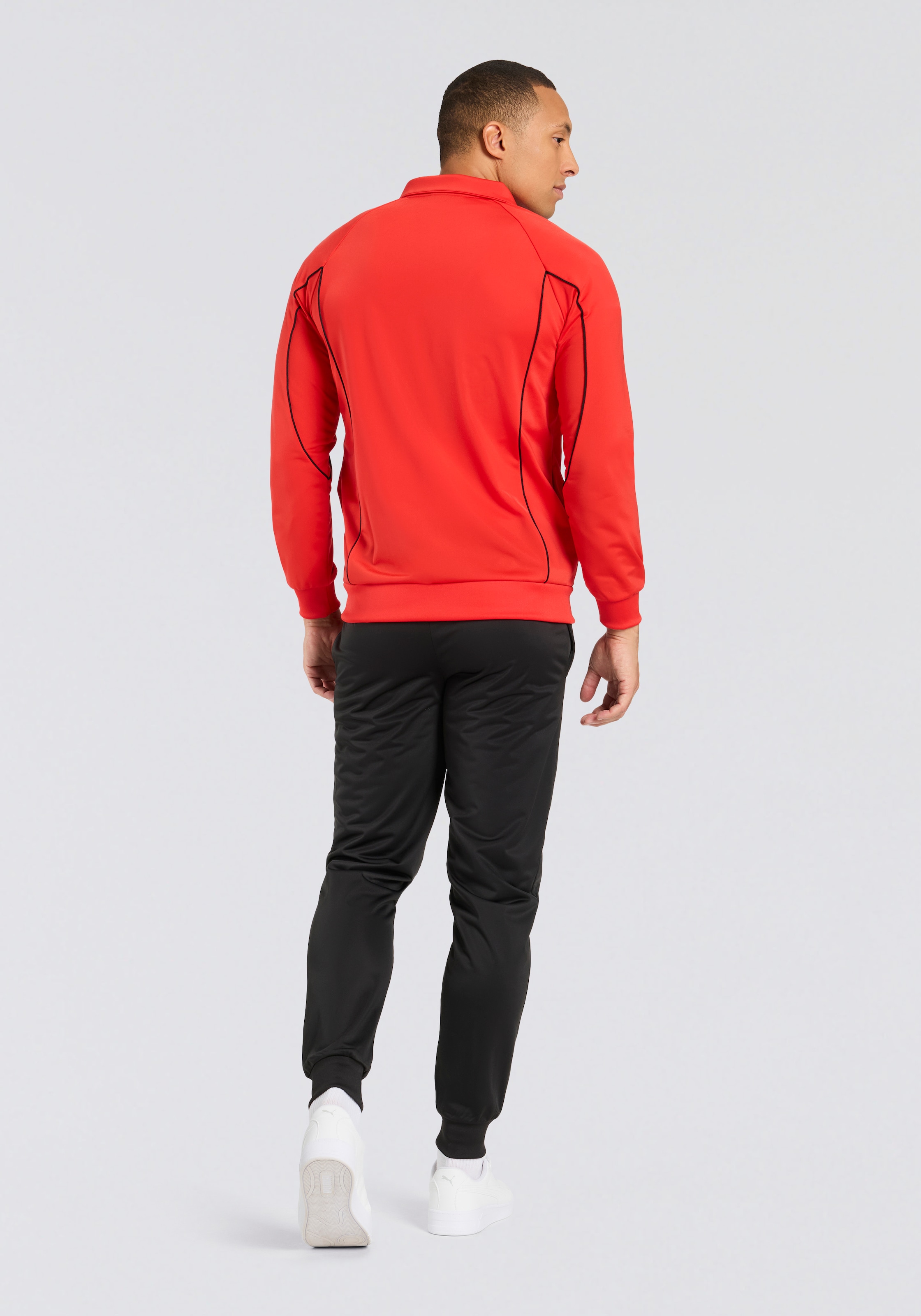 PUMA Trainingsanzug »POLY PIPING SUIT«, (2 tlg.)