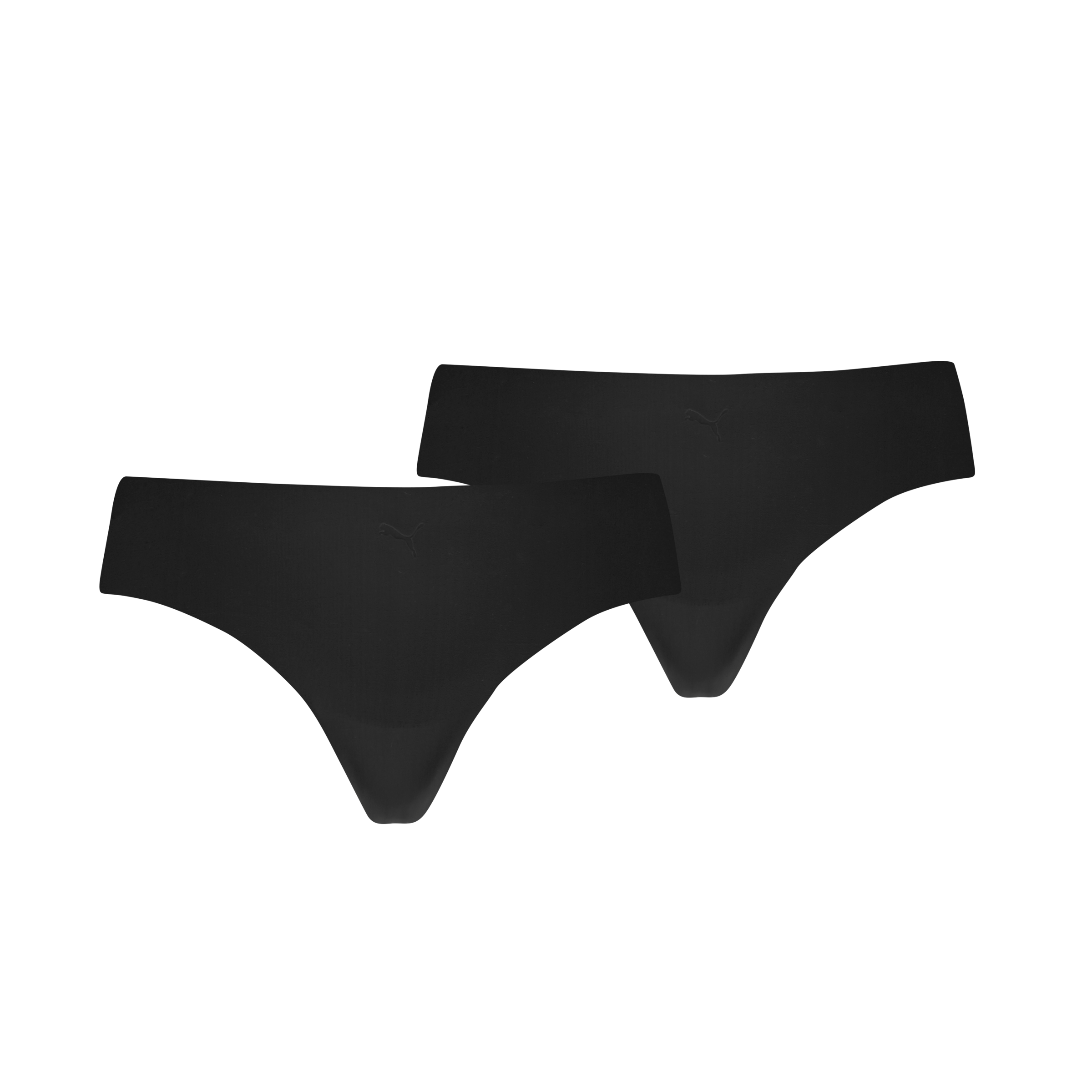 PUMA String »PUMA WOMEN SEAMLESS STRING« 2er Pack, Nahtlose Kanten, mittig platziertes Cat-Logo