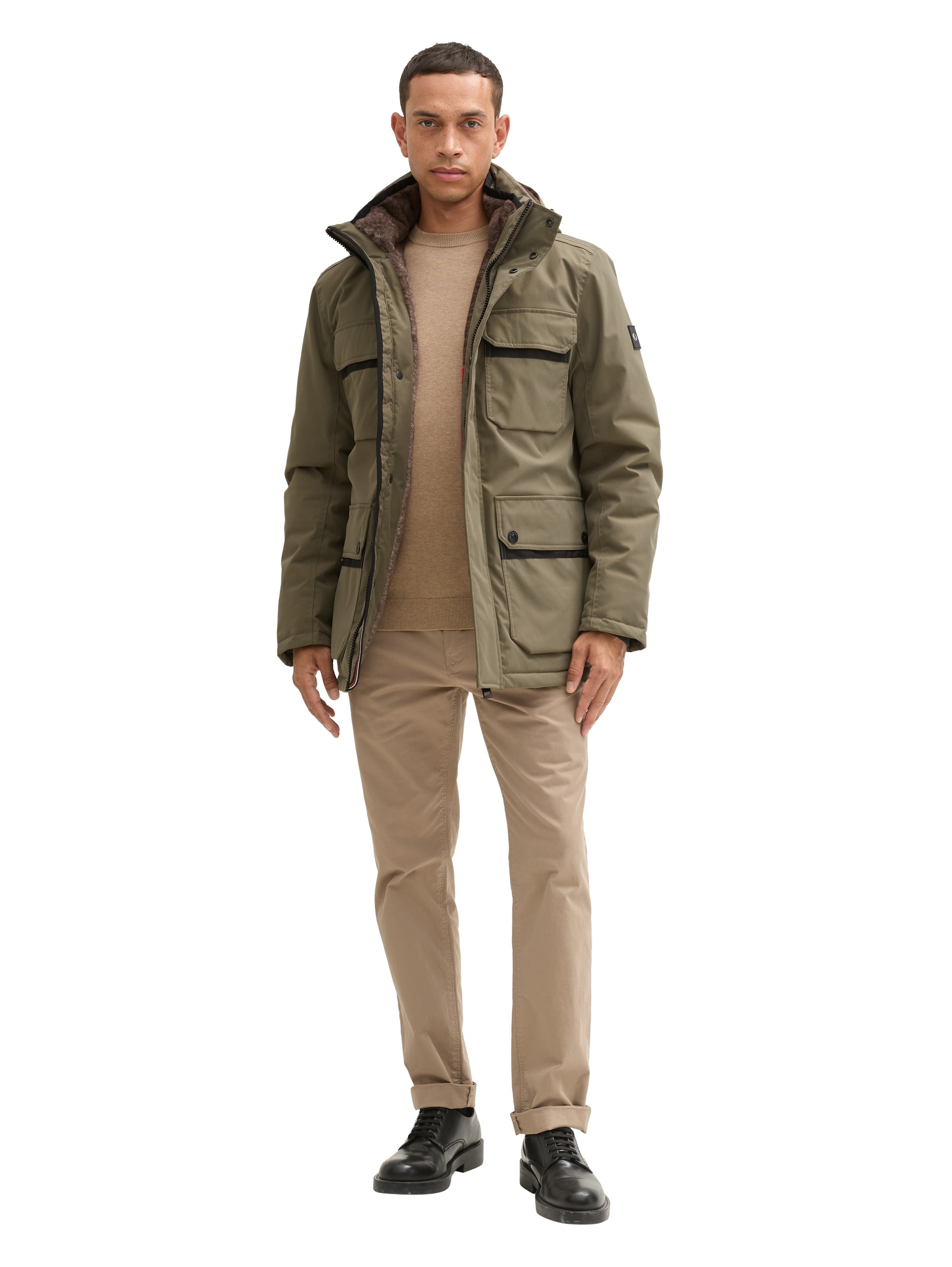 TOM TAILOR Outdoorjacke, mit Kapuze, mit Kapuze