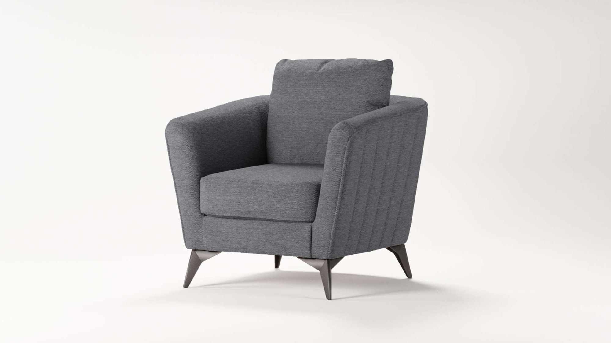 Places of Style Cocktailsessel »MATTHEW Sessel, Masse B/T/H: 83/85/88 cm«, modern, mit Rückenkissen