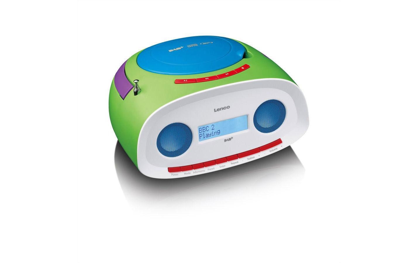 Lenco Digitalradio (DAB+) »Portable Radio/CD-Player SCD-70 Kids«, (CD Digitalradio (DAB+)-FM-Tuner)