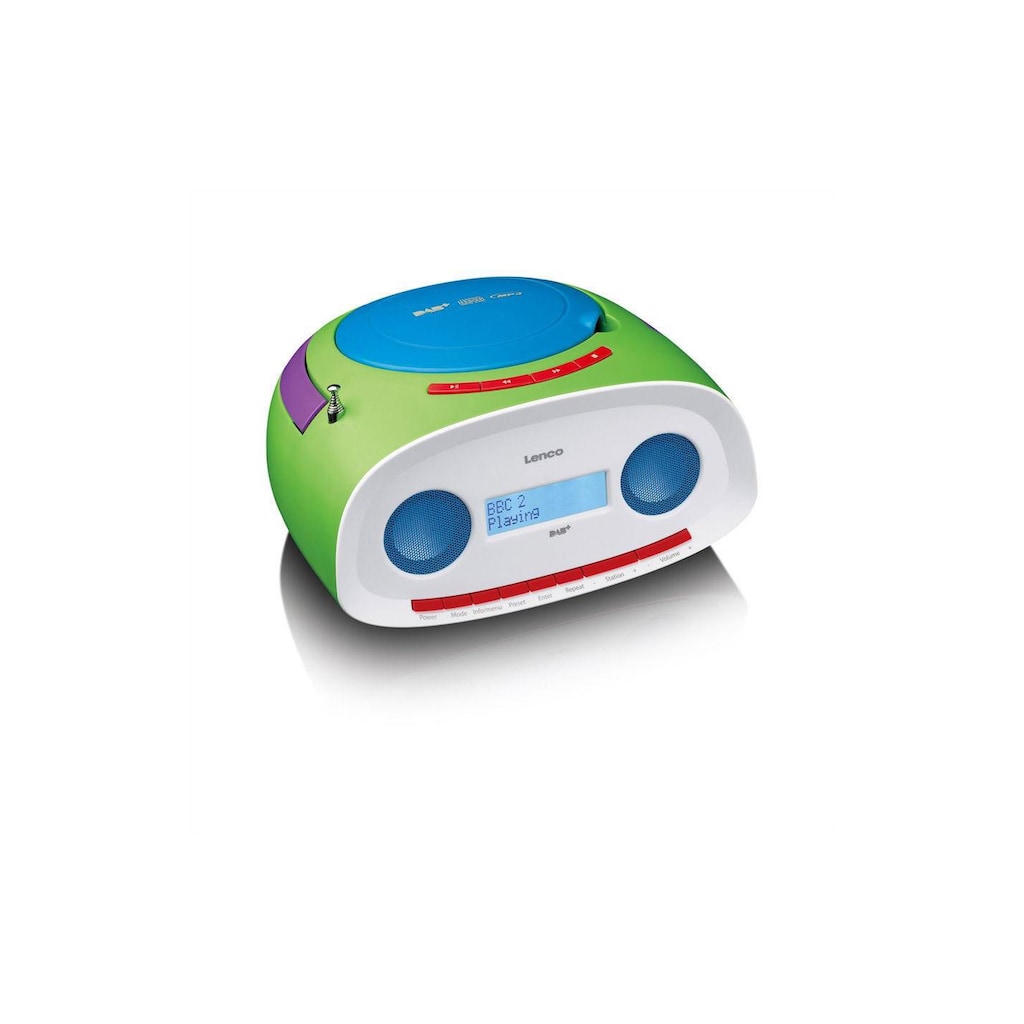 Lenco Digitalradio (DAB+) »Portable Radio/CD-Player SCD-70 Kids«, (CD Digitalradio (DAB+)-FM-Tuner)