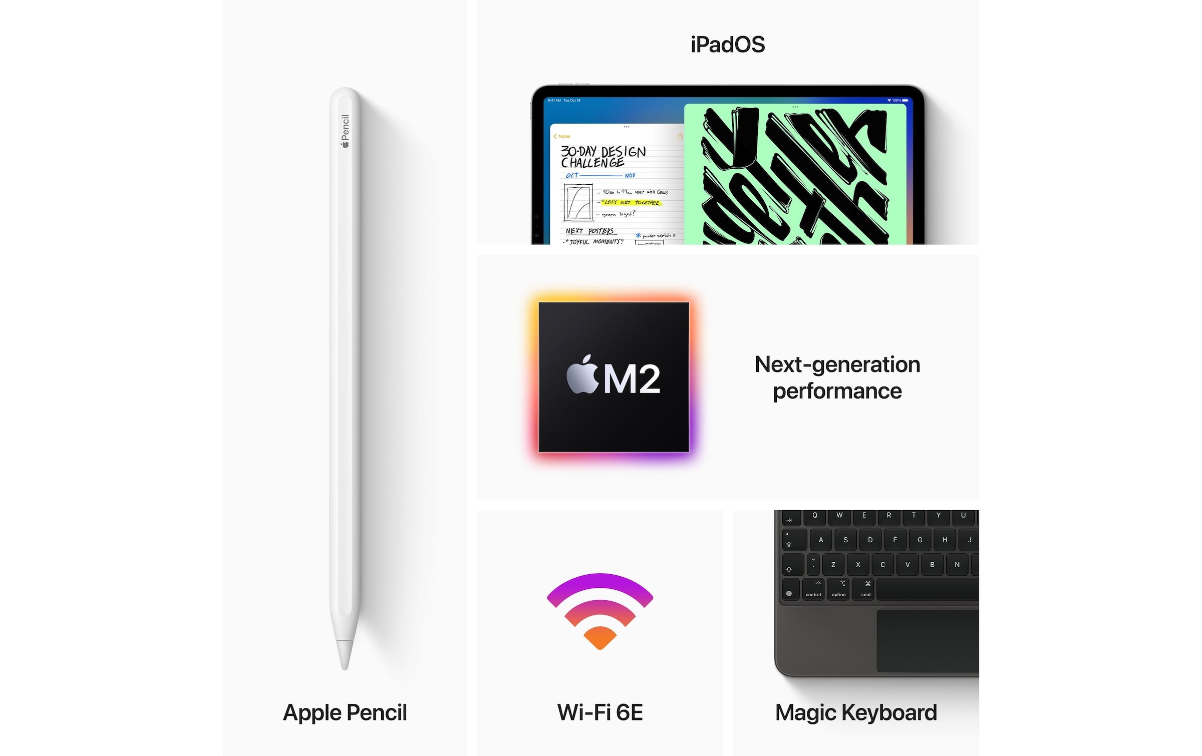 Apple Tablet »iPad Pro (2022), 11", 128 GB, Wi-Fi«, (iPadOS)