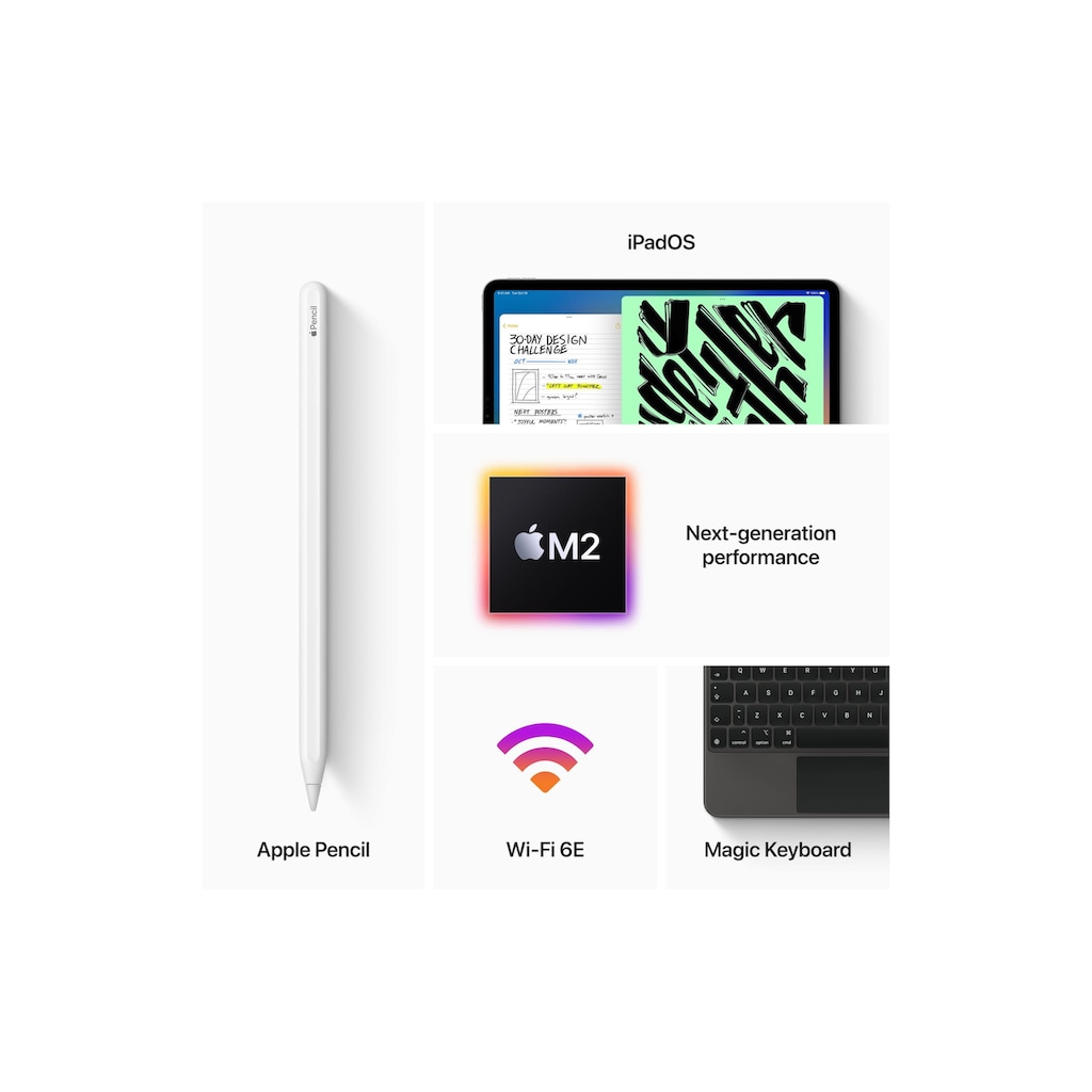 Apple Tablet »iPad Pro (2022), 11", 2 TB, Wi-Fi«, (iPadOS)