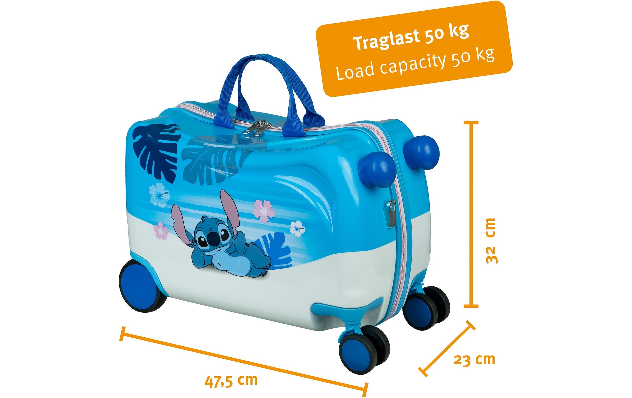 UNDERCOVER Trolley »Lilo & Stitch«, 4 Rollen