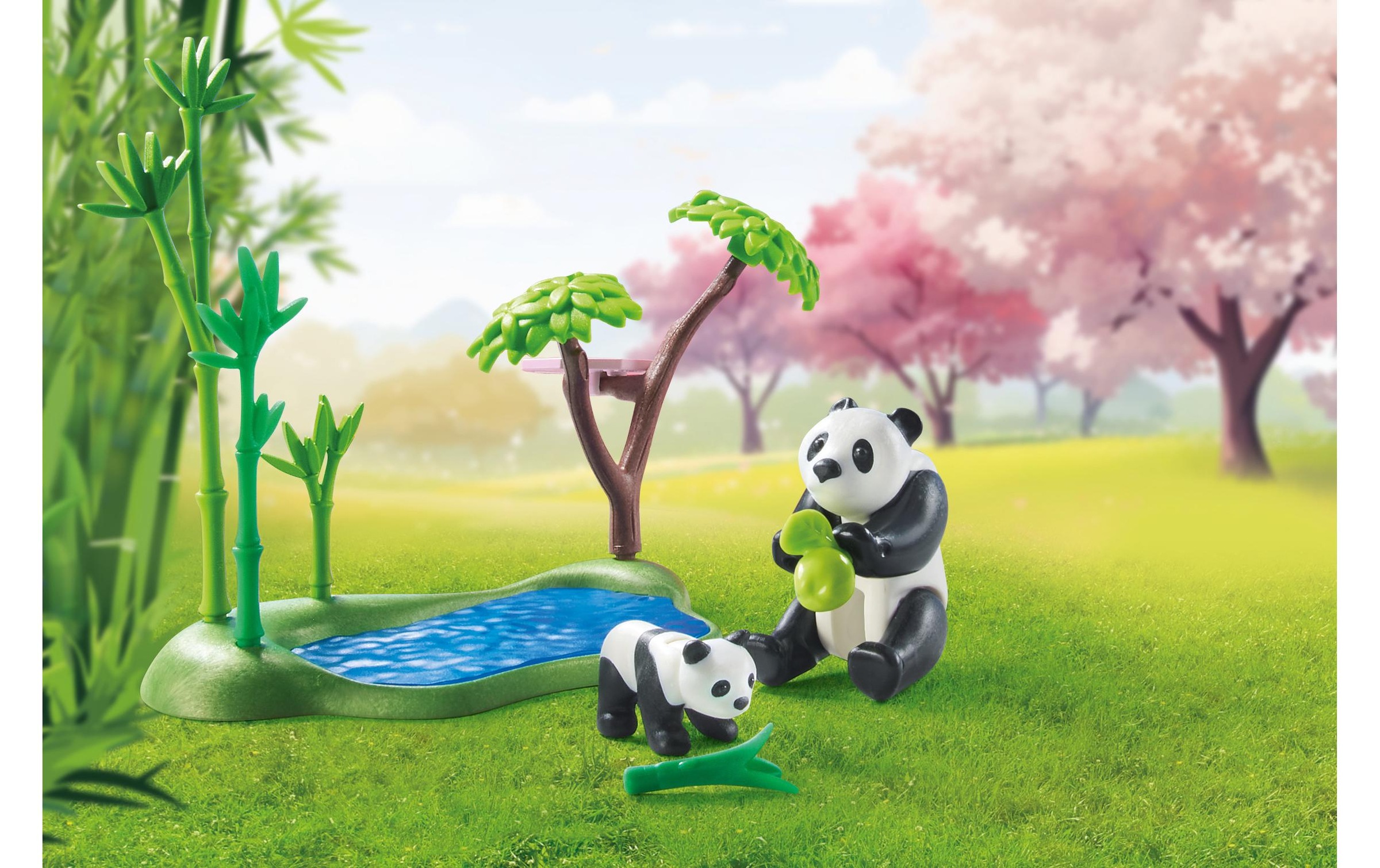 Playmobil® Spielbausteine »My Life Asiatischer Garten mit Pandafütterung 71762«