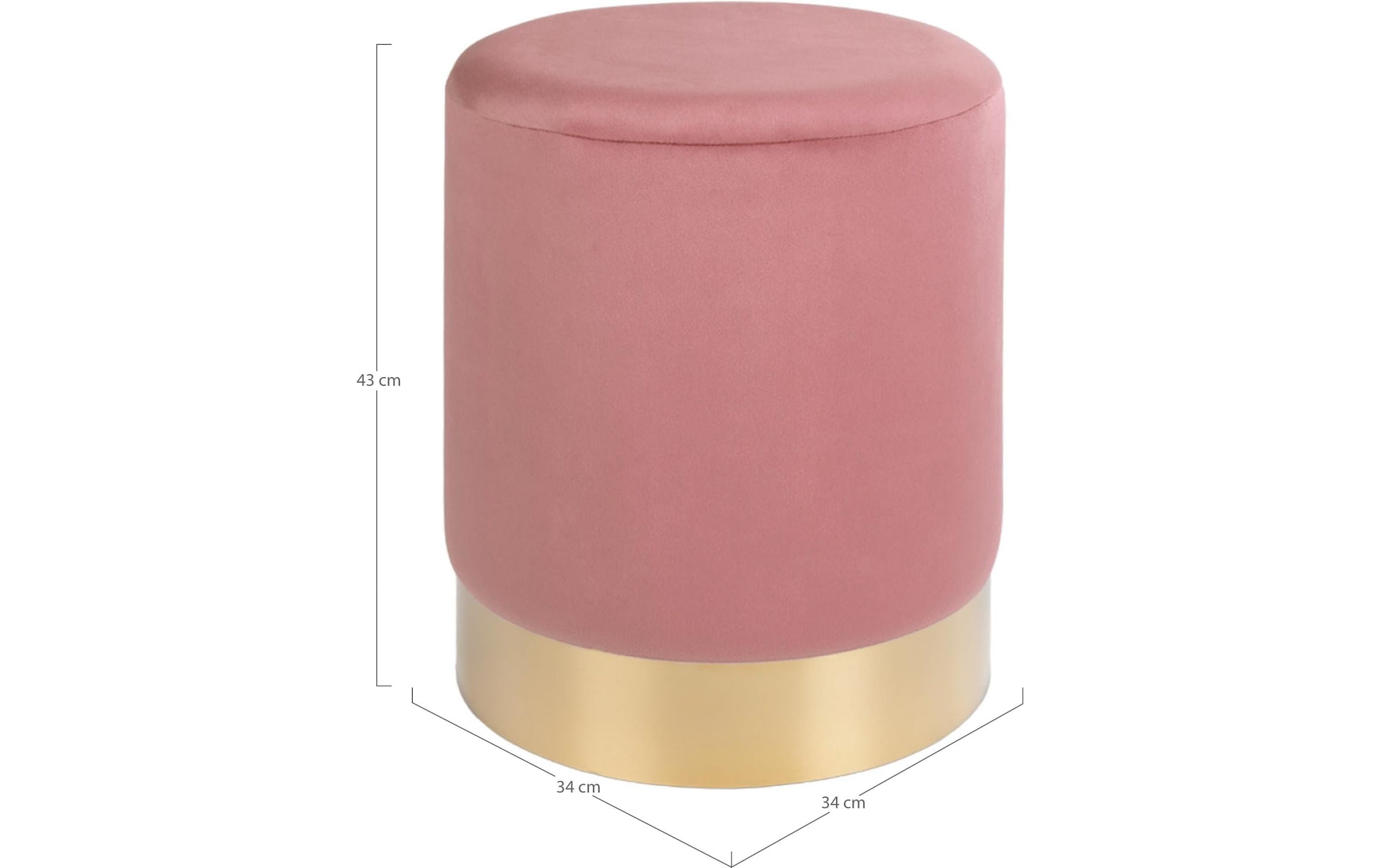 House Nordic Hocker »House Nordic Hocker Gamby, Rosa«