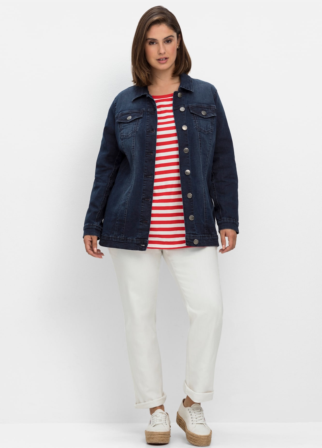Sheego Jeansjacke