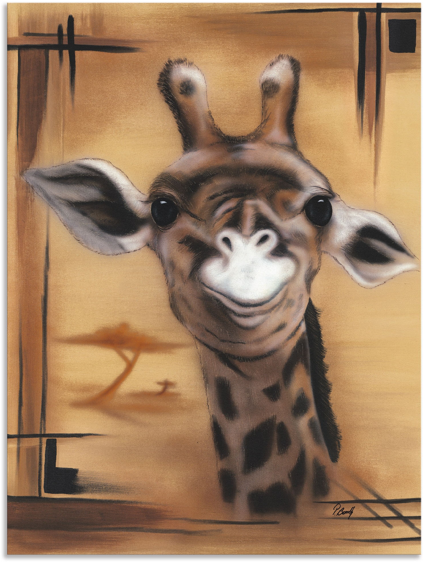 Jelmoli-Versand Giraffen (1 bestellen | Wandbild als versch. Wandaufkleber Bilder, in »Giraffe«, Poster Alubild, Leinwandbild, St.), online Grössen oder Artland